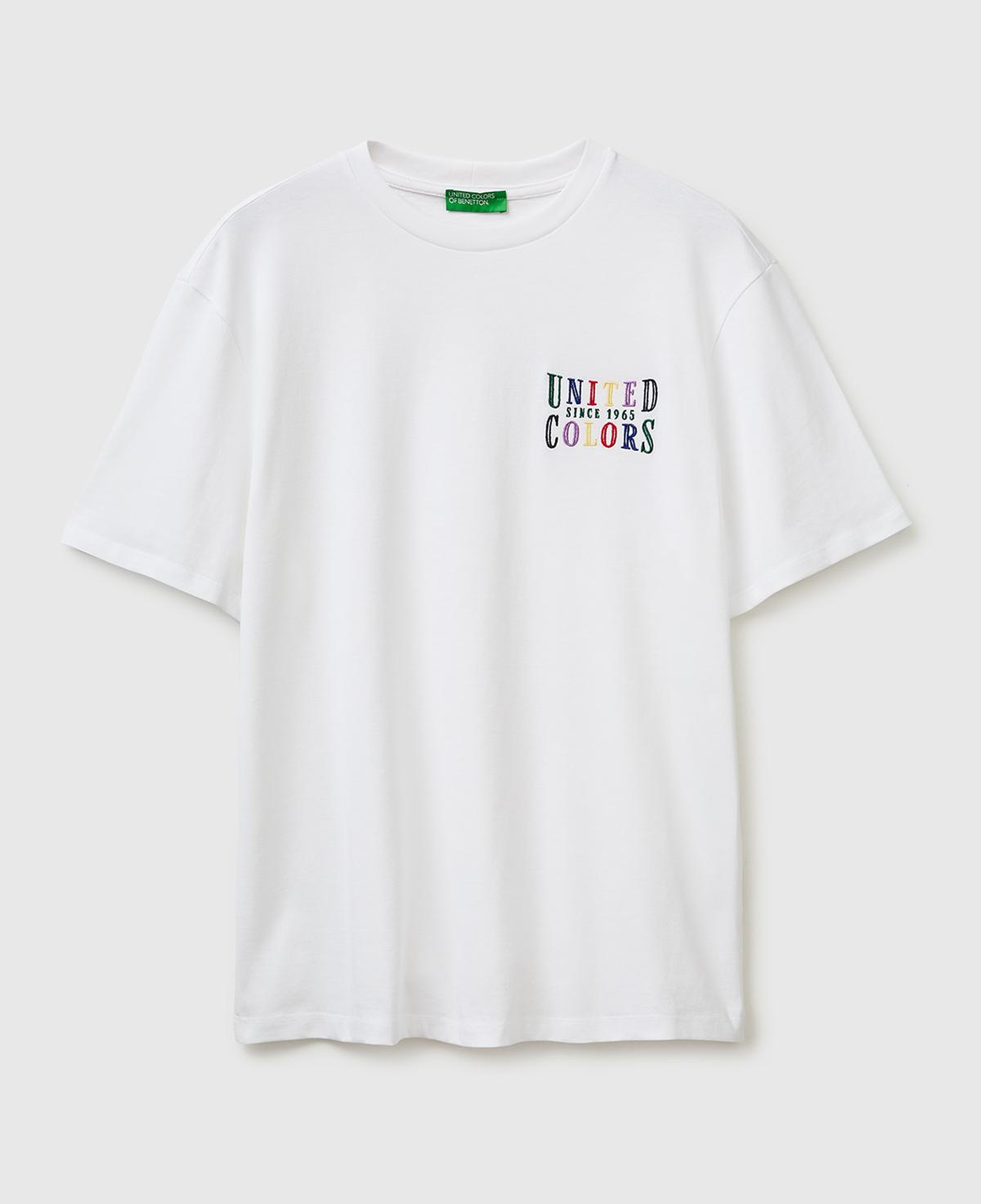 Erkek Gri  %100 Pamuk Regular Fit Logo  Nakışlı T-Shirt