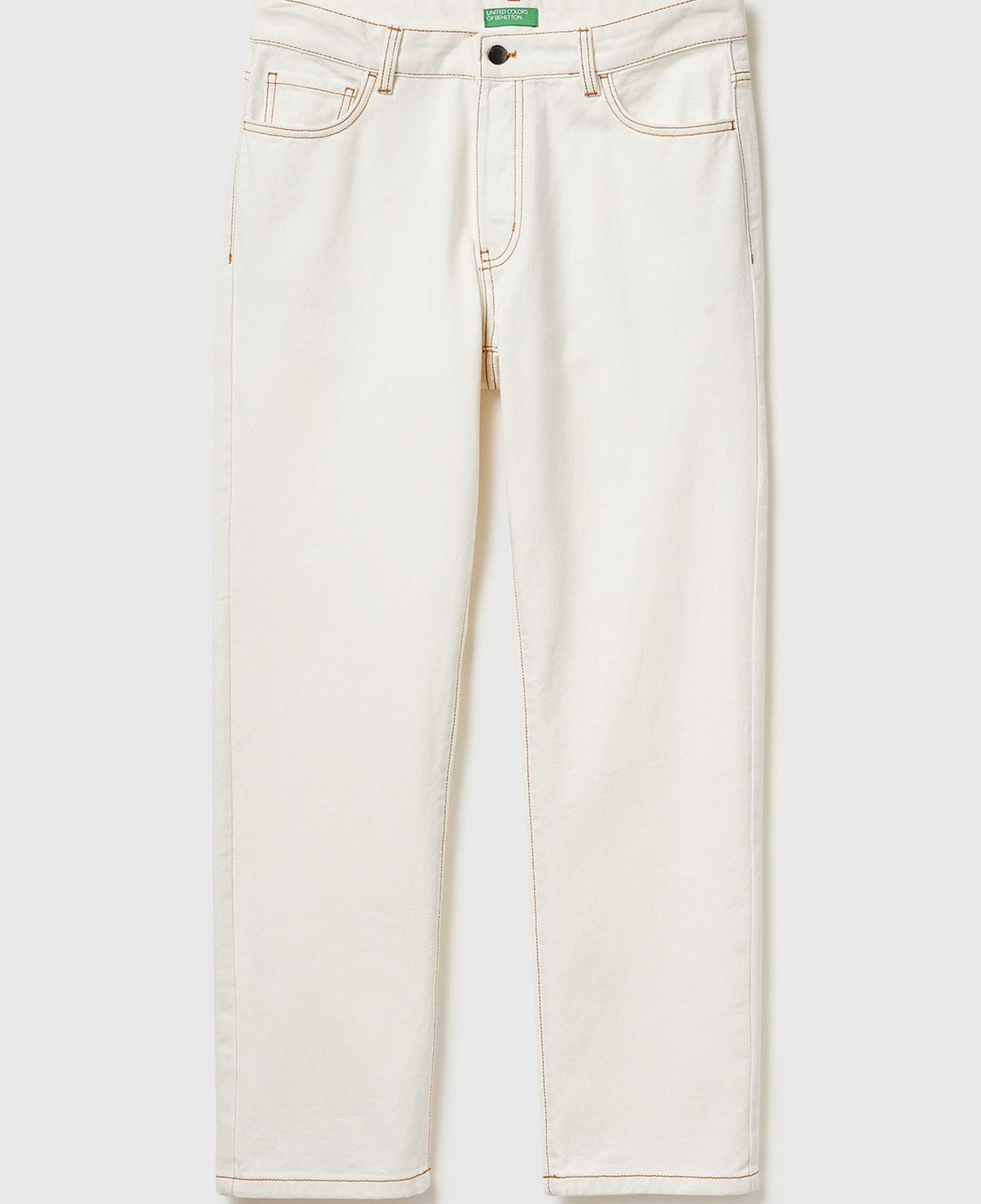 Erkek Koyu Mavi  %100 Pamuk Düz Paça Regular Fit Beş Cepli Denim Pantolon