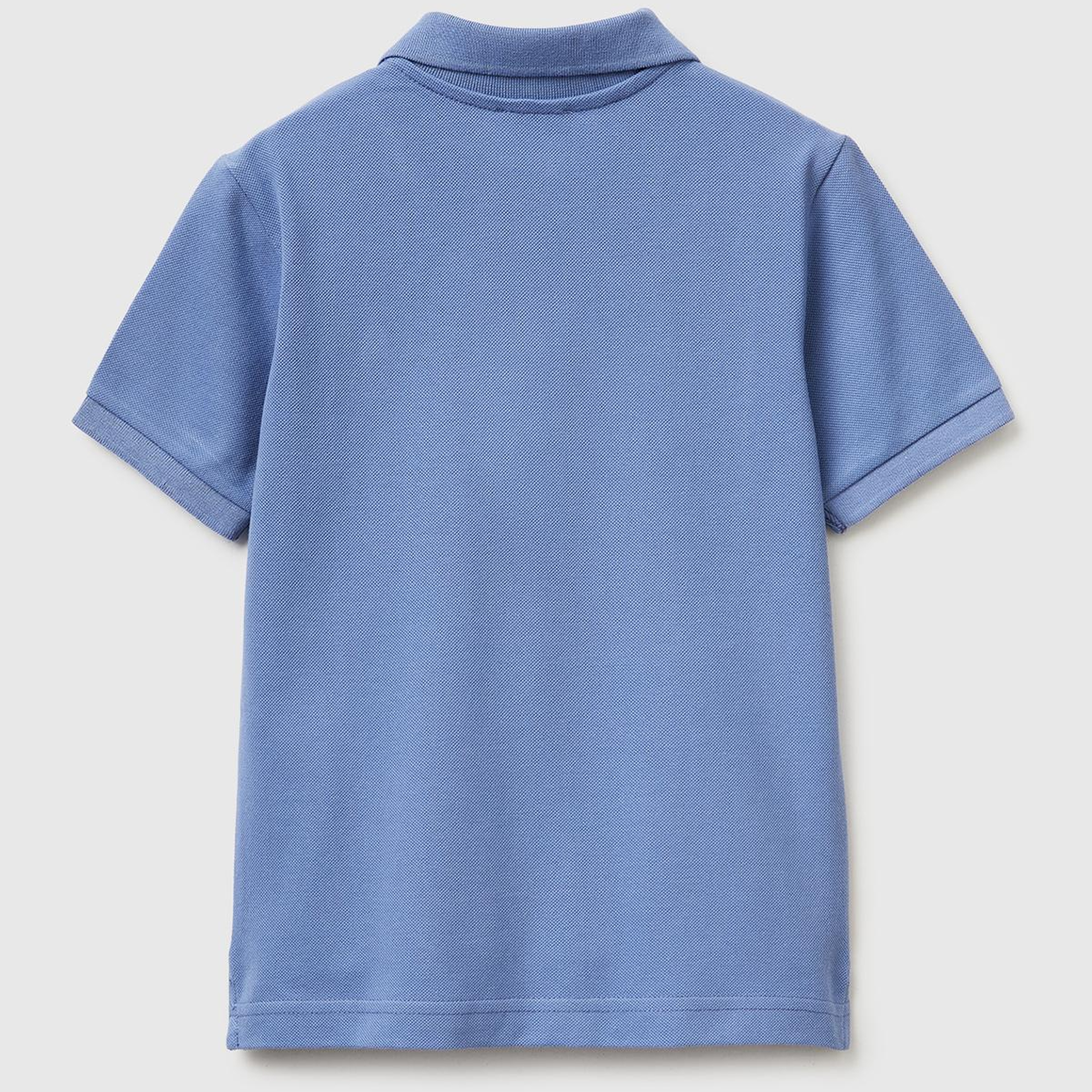 Erkek Çocuk Havacı Mavi Logolu Pike Polo T-Shirt