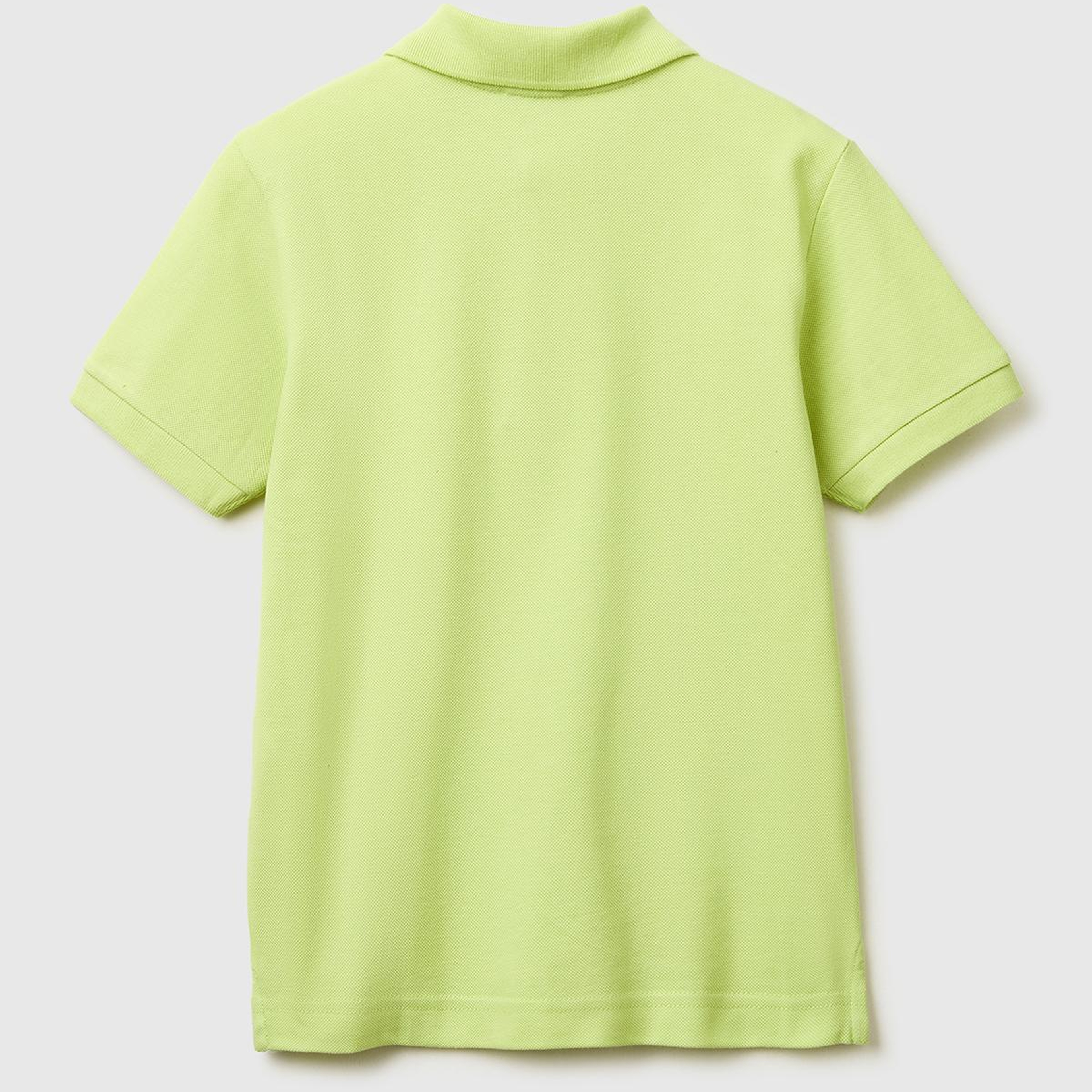 Erkek Çocuk Sarı Logolu Pike Polo T-Shirt