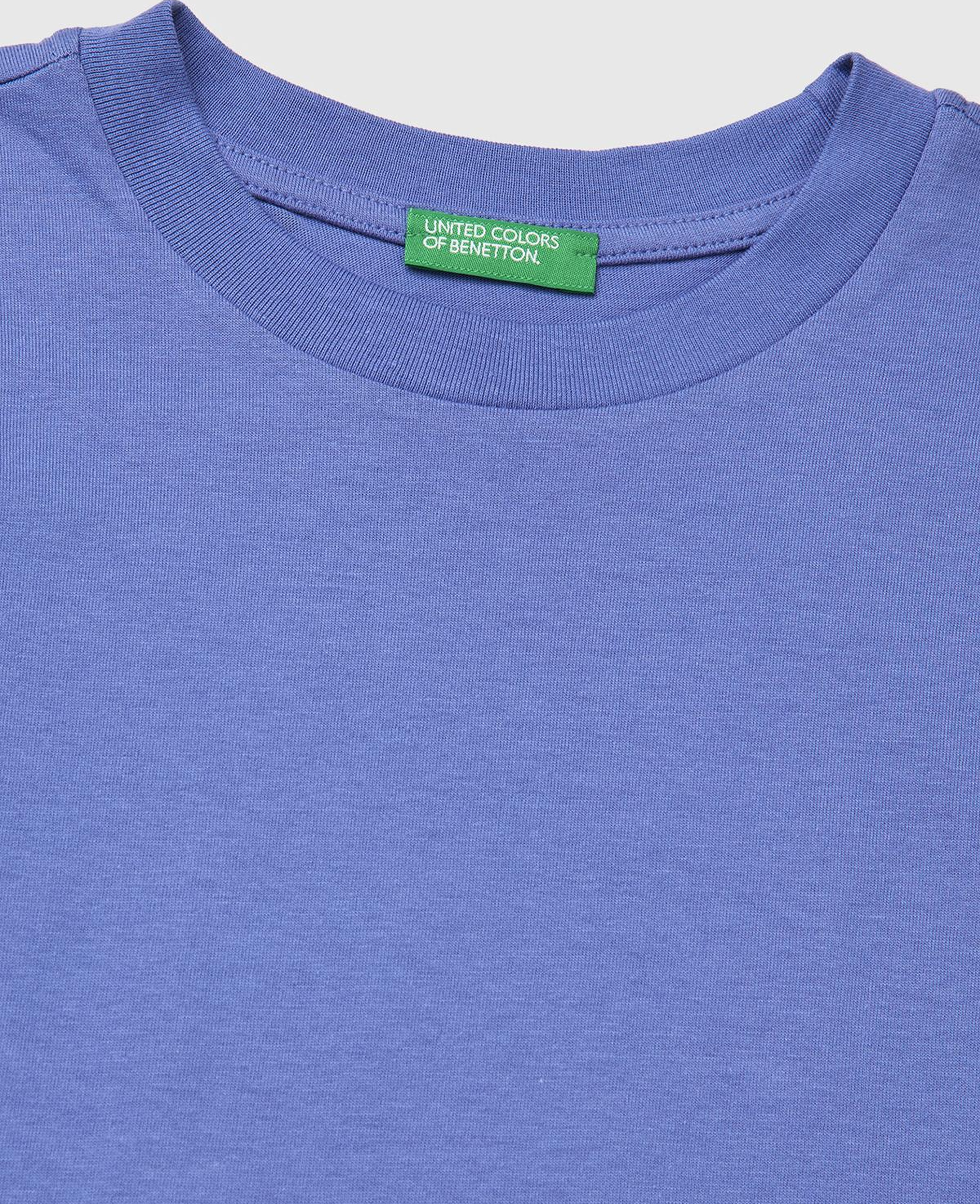 Erkek Çocuk Havacı Mavi Baskılı Bisiklet Yaka Kısa Kollu T-Shirt