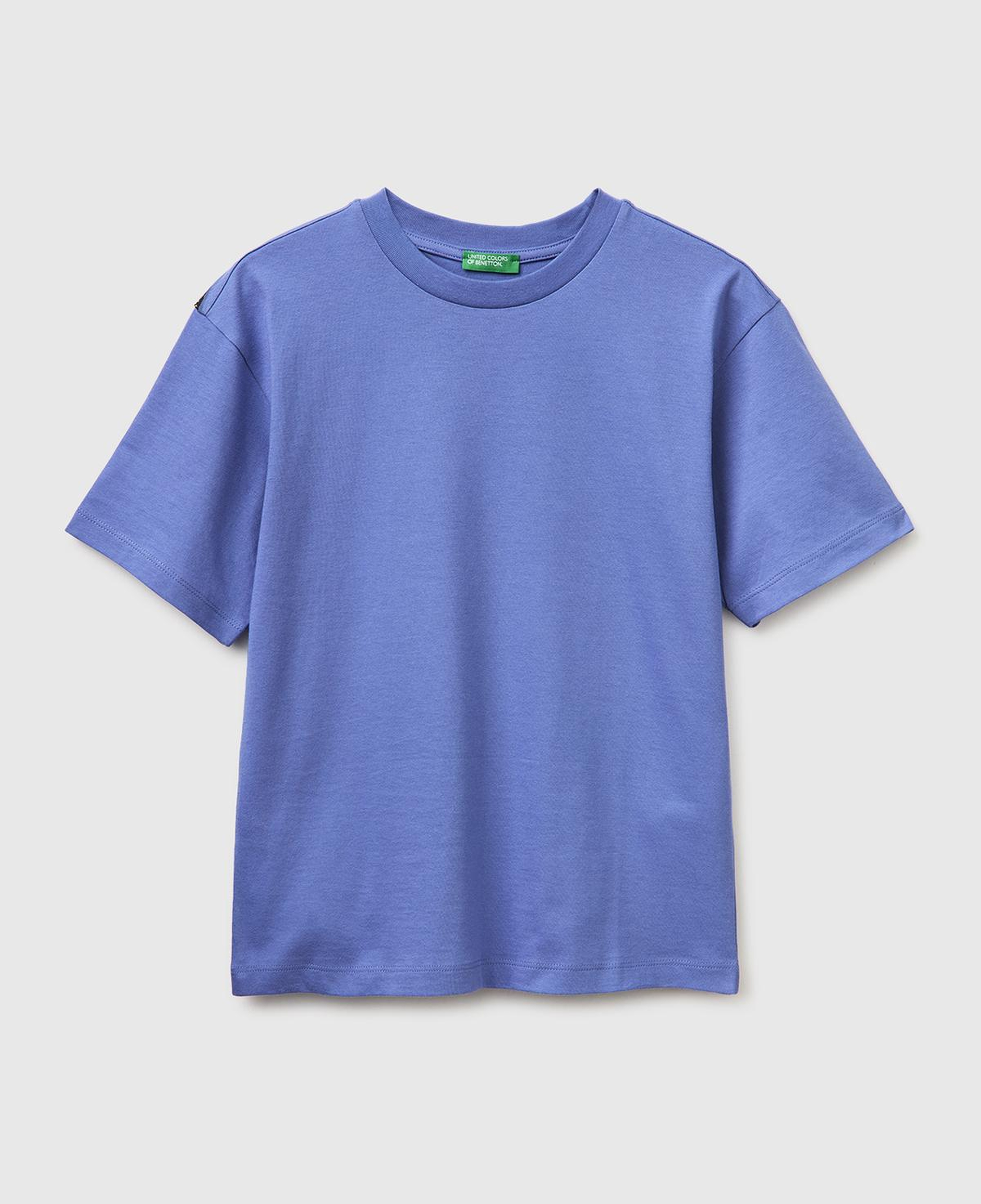 Erkek Çocuk Havacı Mavi Baskılı Bisiklet Yaka Kısa Kollu T-Shirt