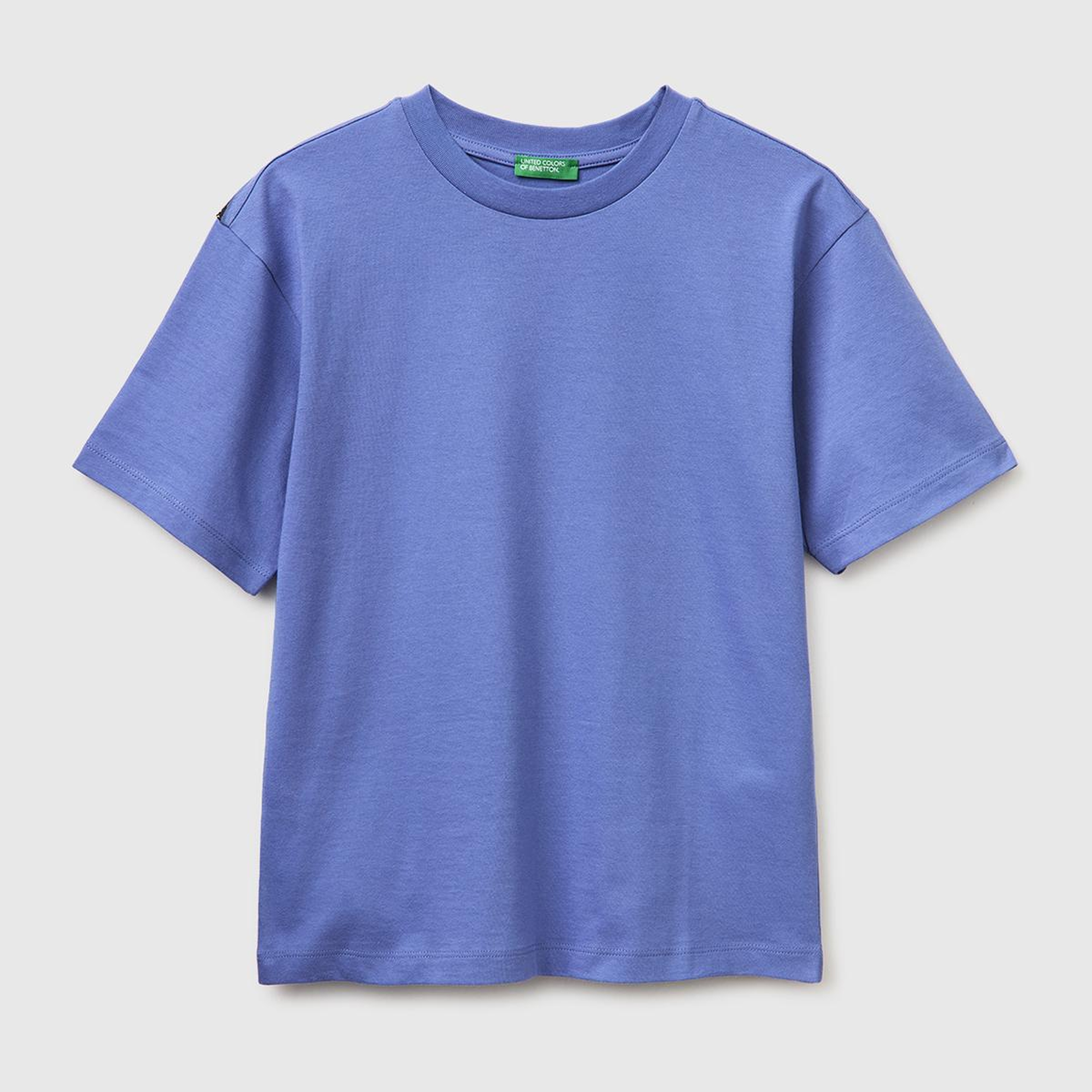 Erkek Çocuk Havacı Mavi Baskılı Bisiklet Yaka Kısa Kollu T-Shirt
