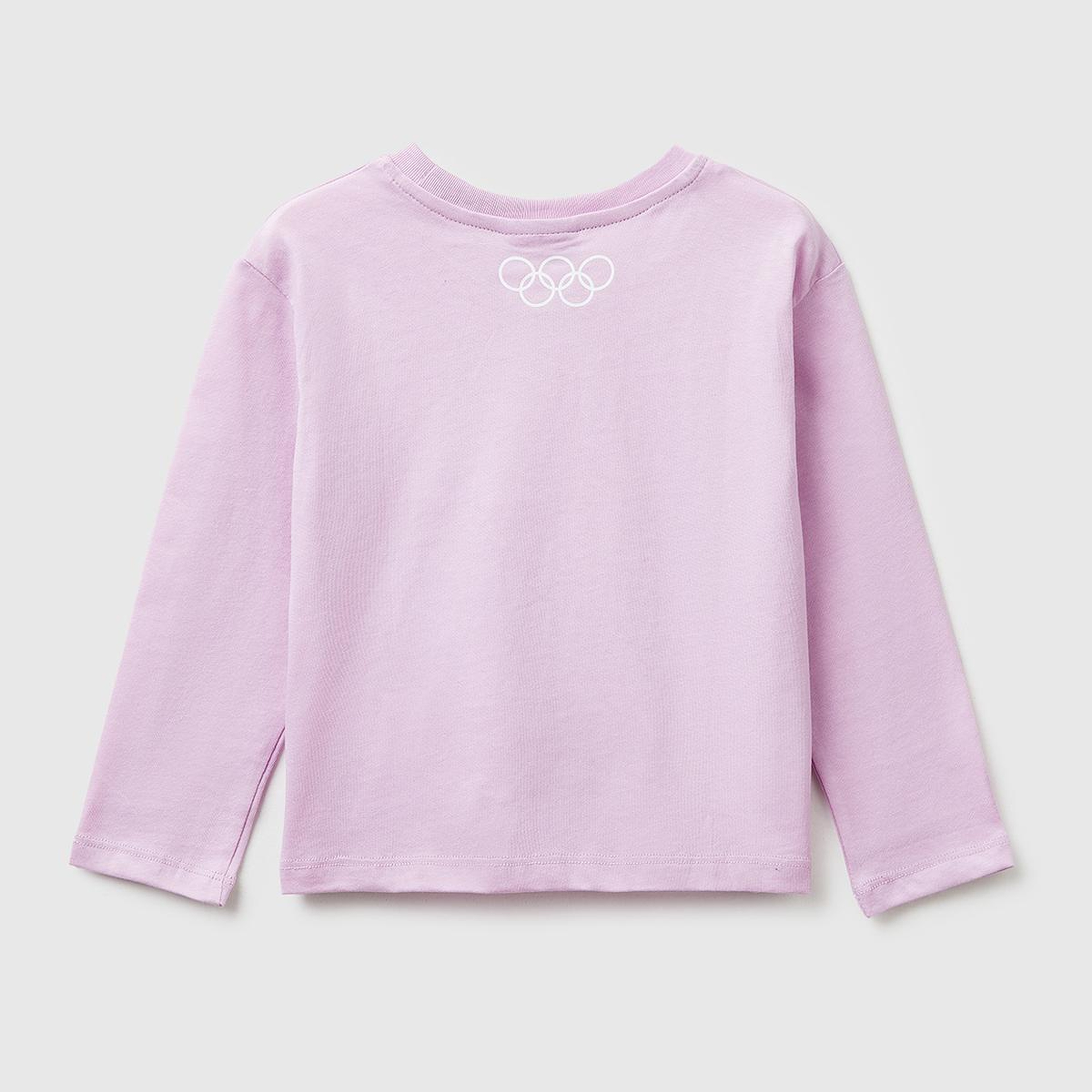 Kız Çocuk Pembe Looney Tunes Baskılı Yuvarlak Yaka Uzun Kollu T-Shirt