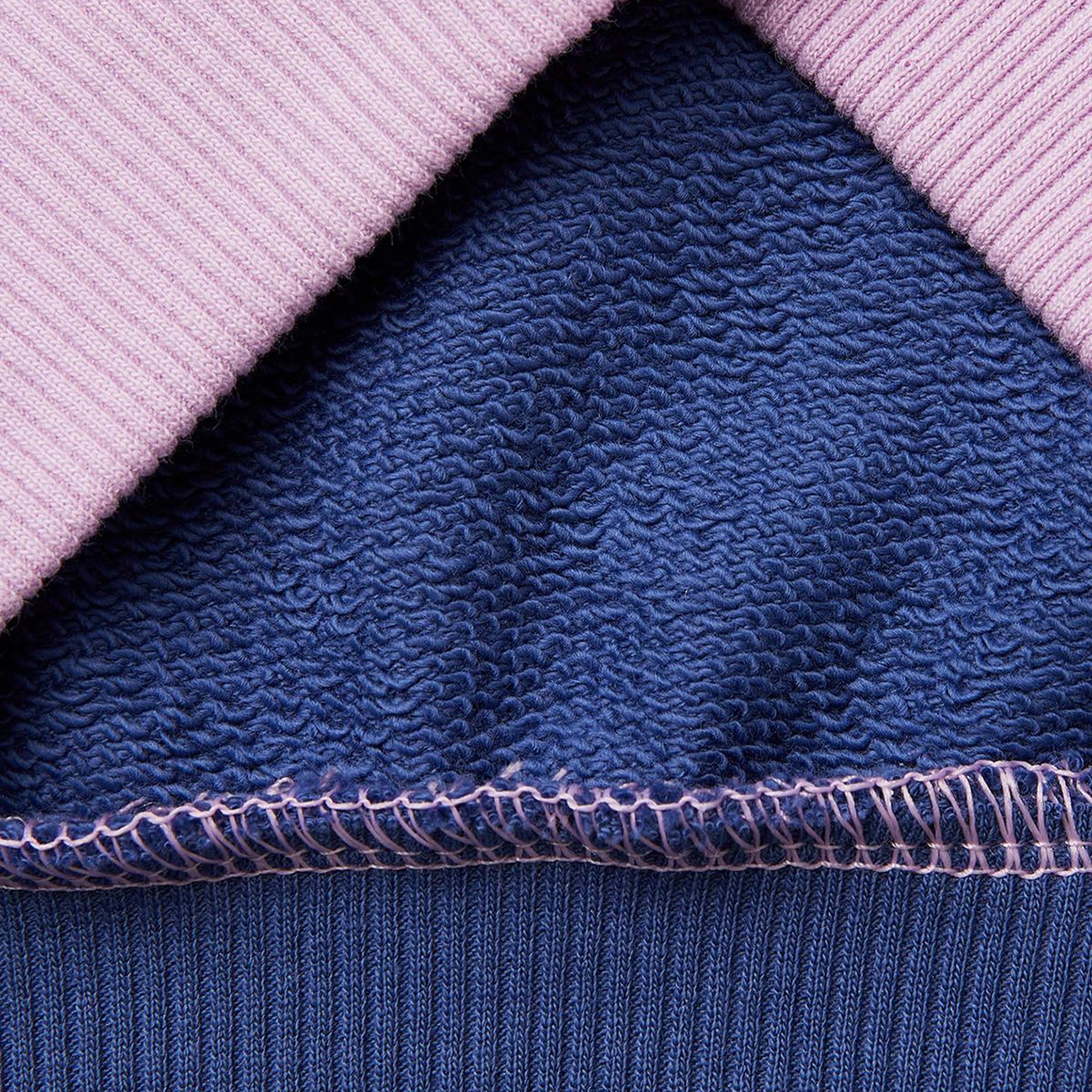 Kız Çocuk Pembe Renkli Baskılı Kontrast Detaylı Logolu Bisiklet Yaka Sweatshirt