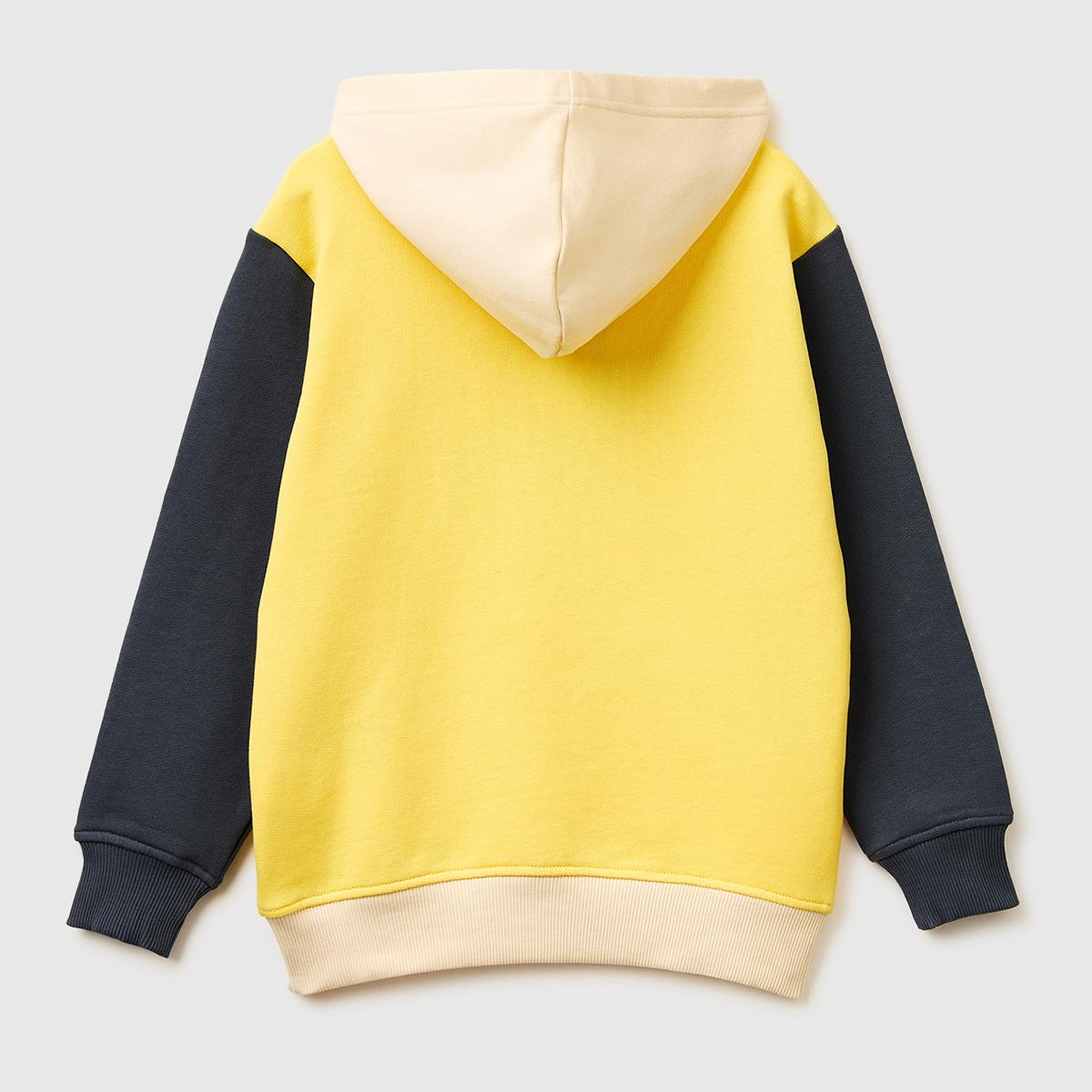 Erkek Çocuk Mix Önü Logo Baskılı Kanguru Cepli Kapüşonlu Sweatshirt