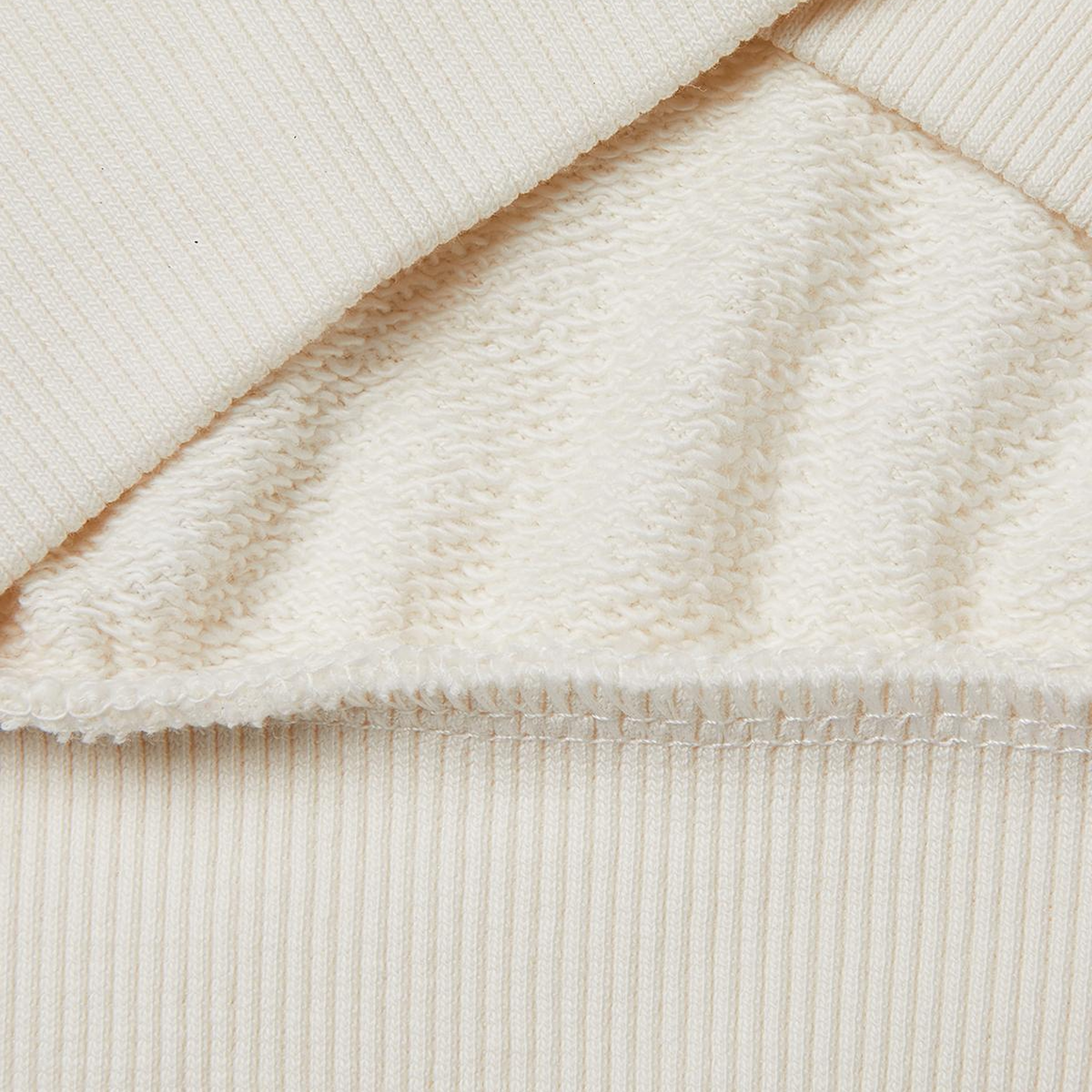 Kız Çocuk Ekru Simli Grafik Baskılı Yuvarlak Yaka Ribanalı Sweatshirt