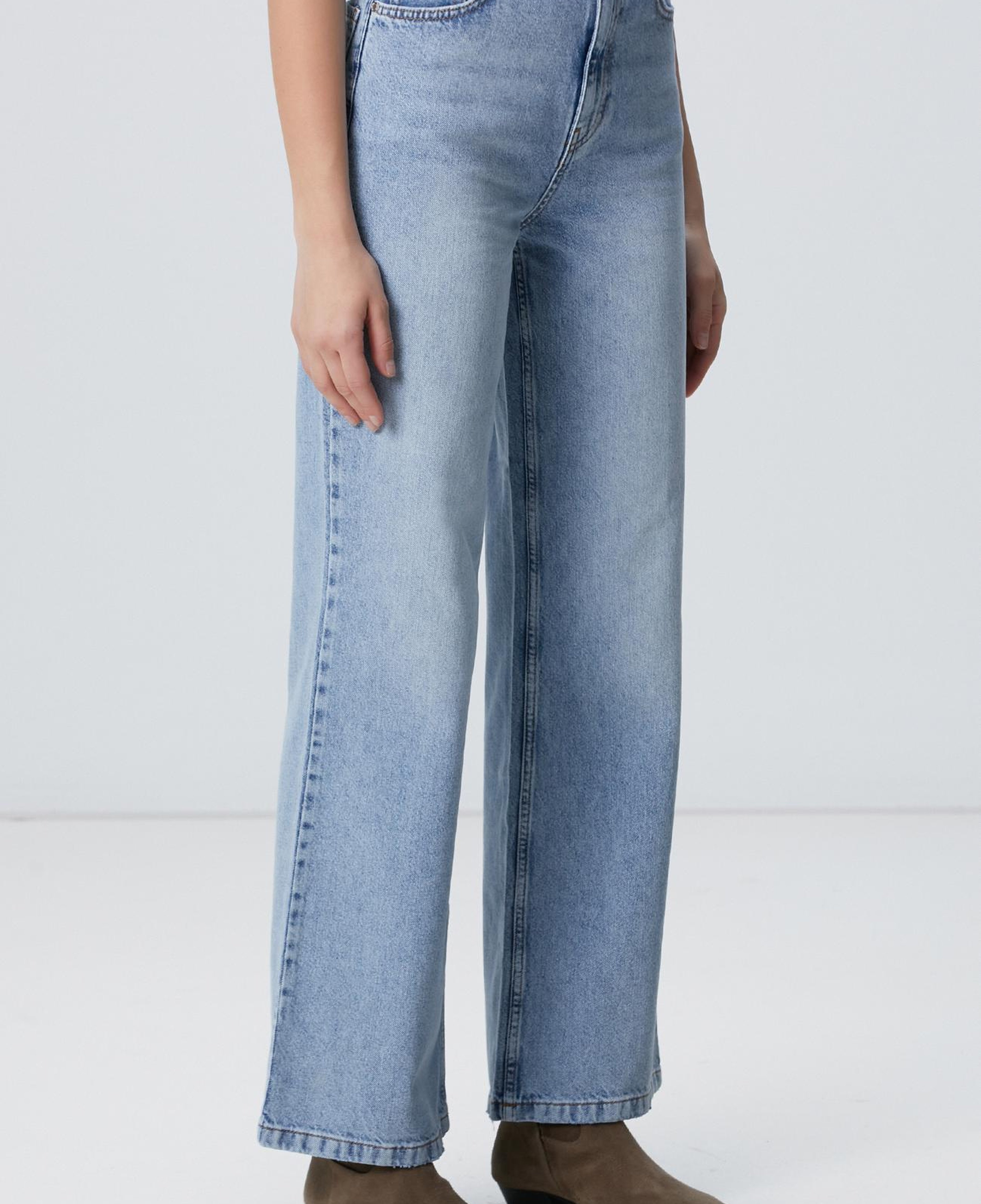 Network Kadın Açık Indigo Mavi Denim Pantolon