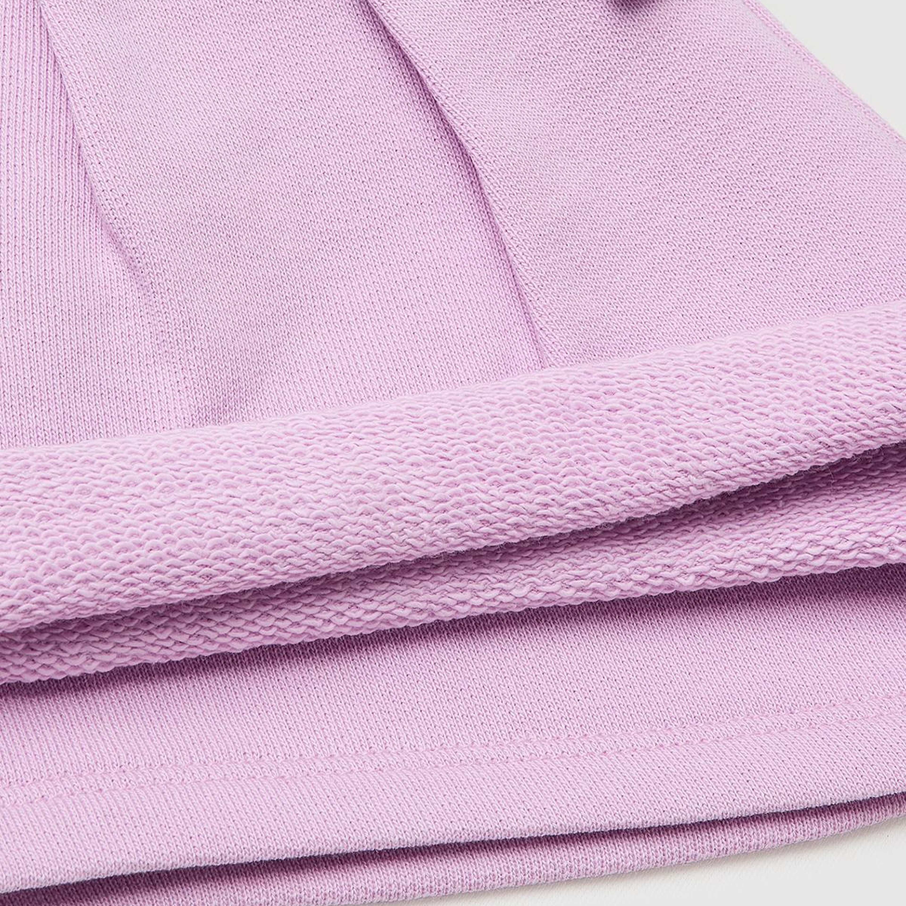 Kız Çocuk Pembe Logo İşlemeli Beli İpli Şort
