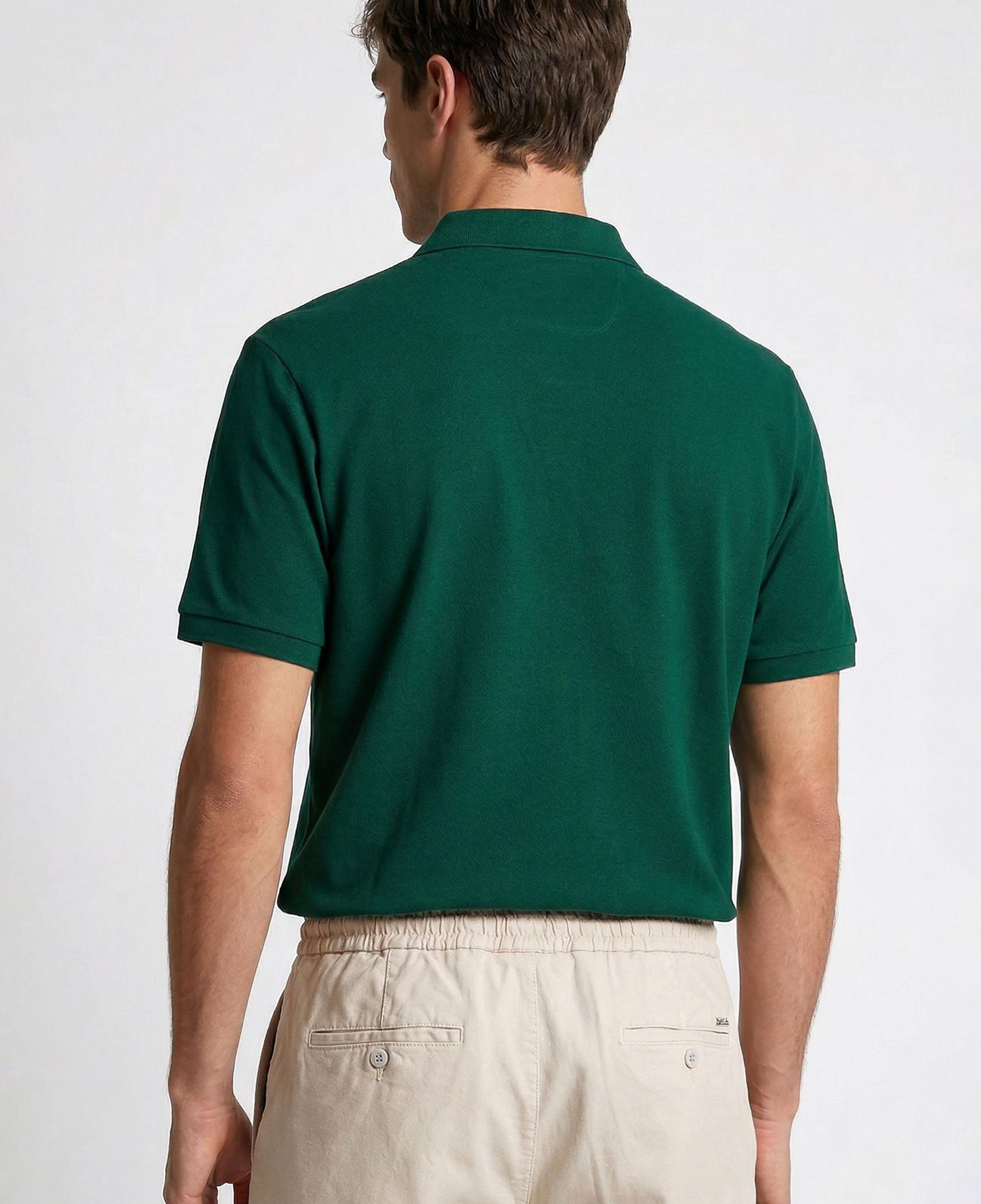 Network Erkek Yeşil Polo Yaka Pike T-shirt
