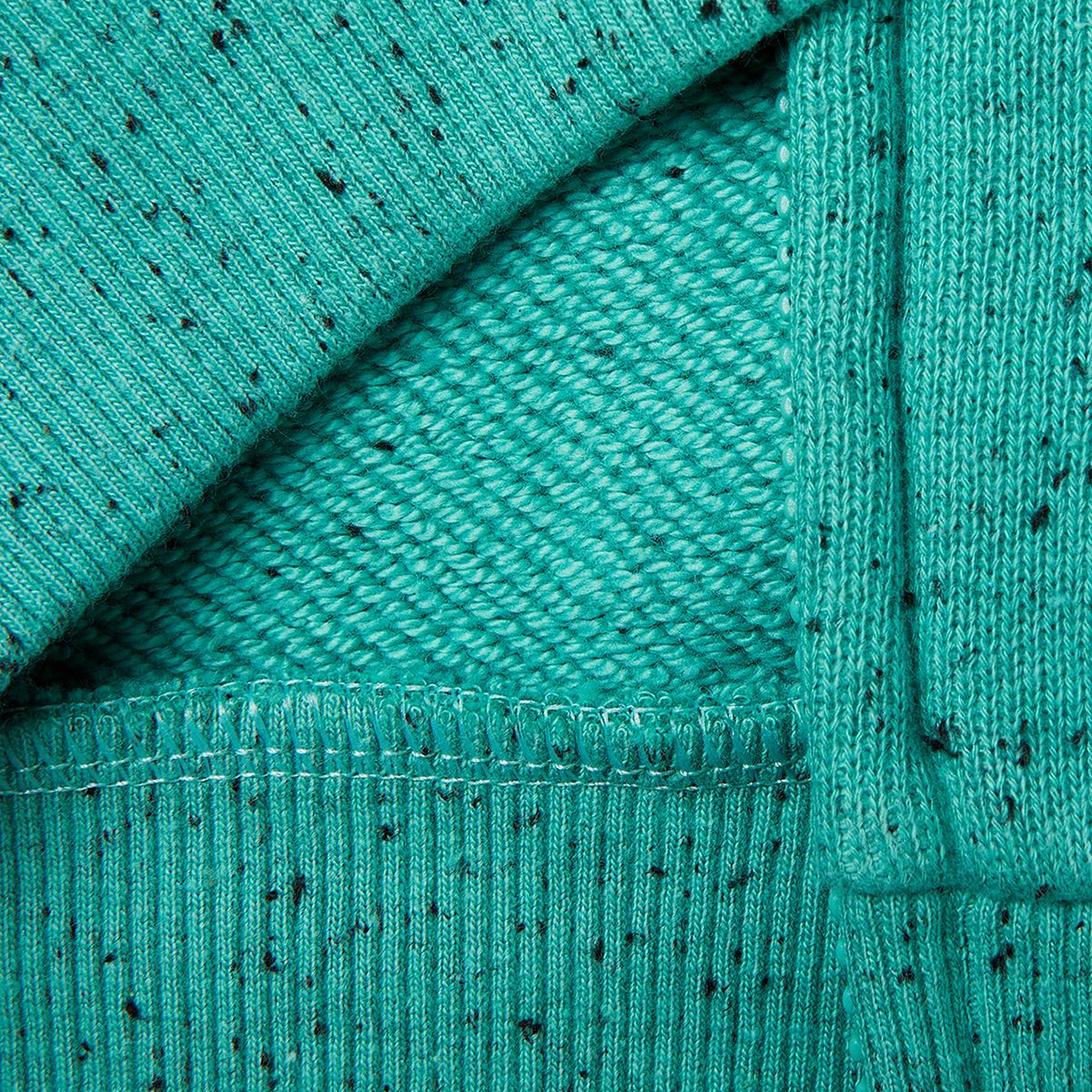 Erkek Çocuk Yeşil Fermuarlı Kol Baskılı Kapüşonlu Sweatshirt