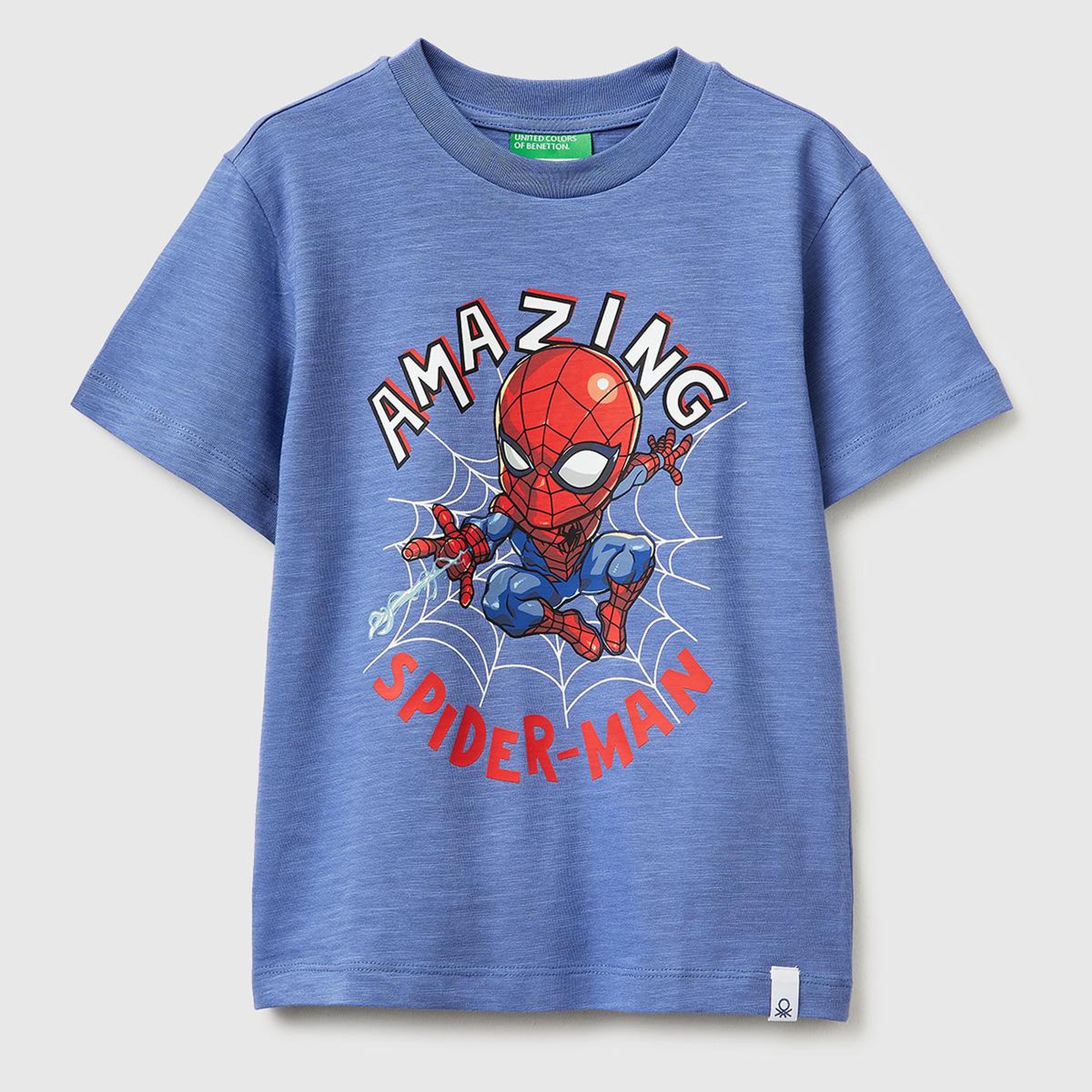 Erkek Çocuk Havacı Mavi Hulk Baskılı Bisiklet Yaka T-Shirt