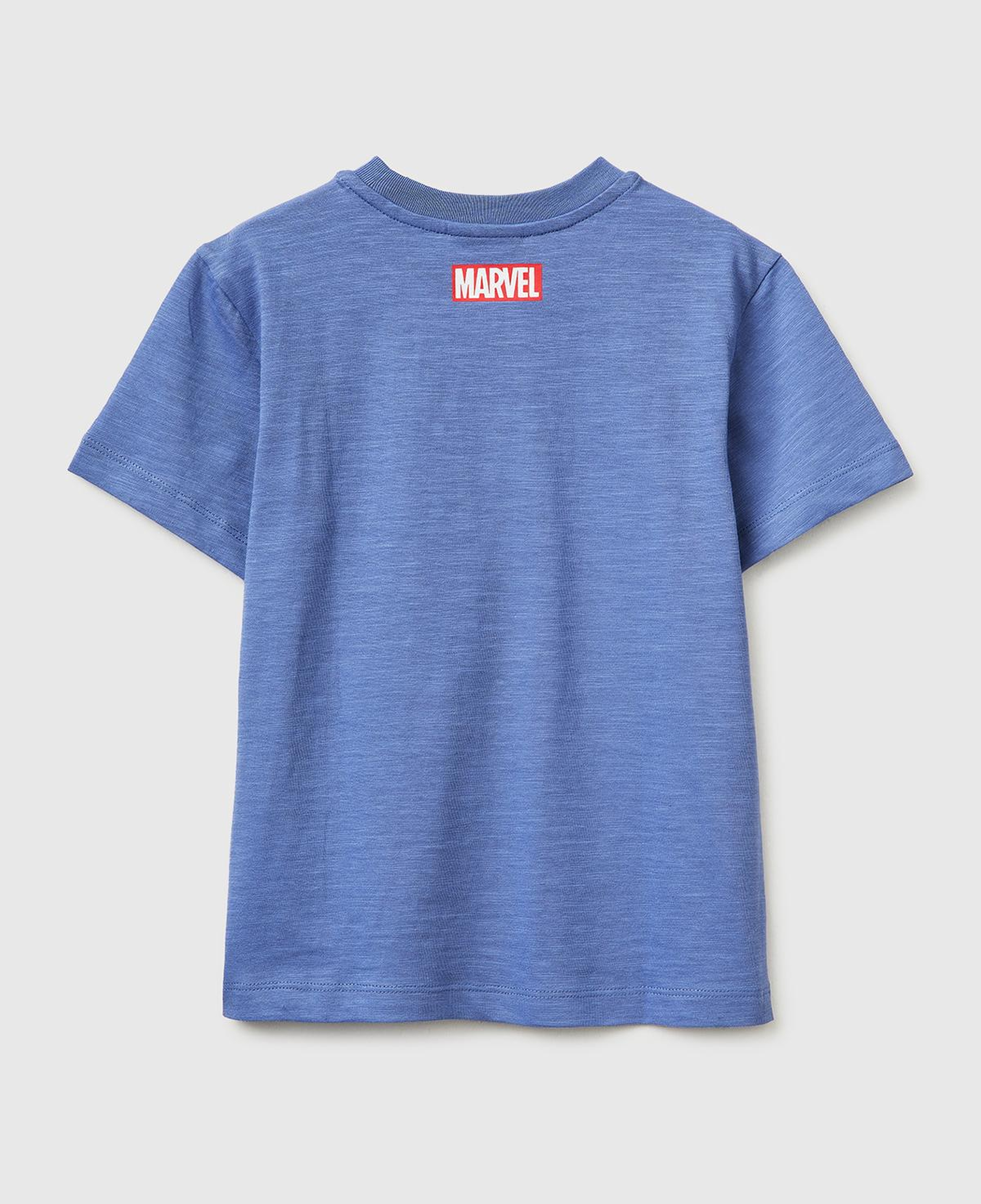 Erkek Çocuk Havacı Mavi Hulk Baskılı Bisiklet Yaka T-Shirt