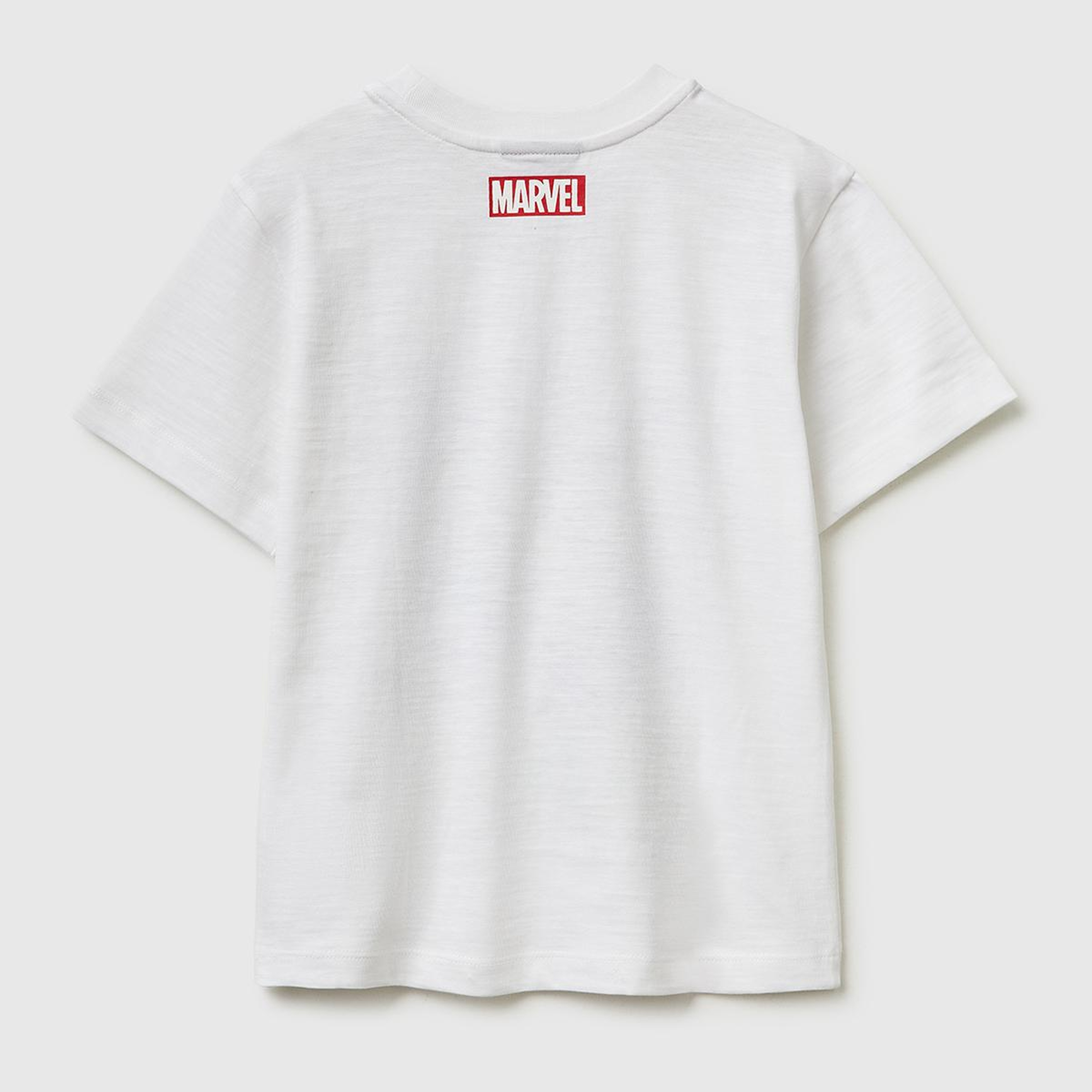 Erkek Çocuk Beyaz Hulk Baskılı Bisiklet Yaka T-Shirt