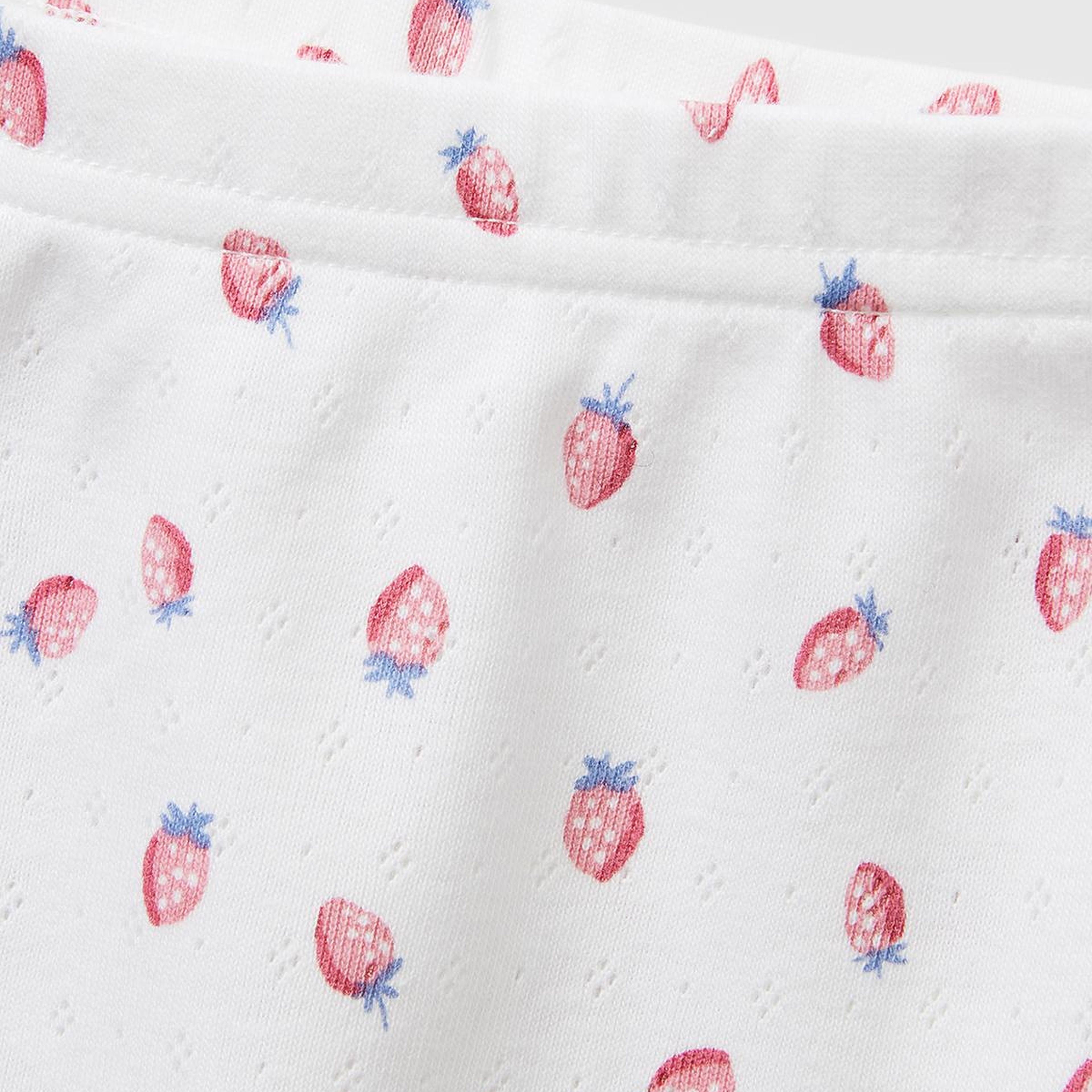 Kız Çocuk Turuncu Desenli Desenli Fırfır Detaylı Kısa Kollu Şortlu Pijama Takımı