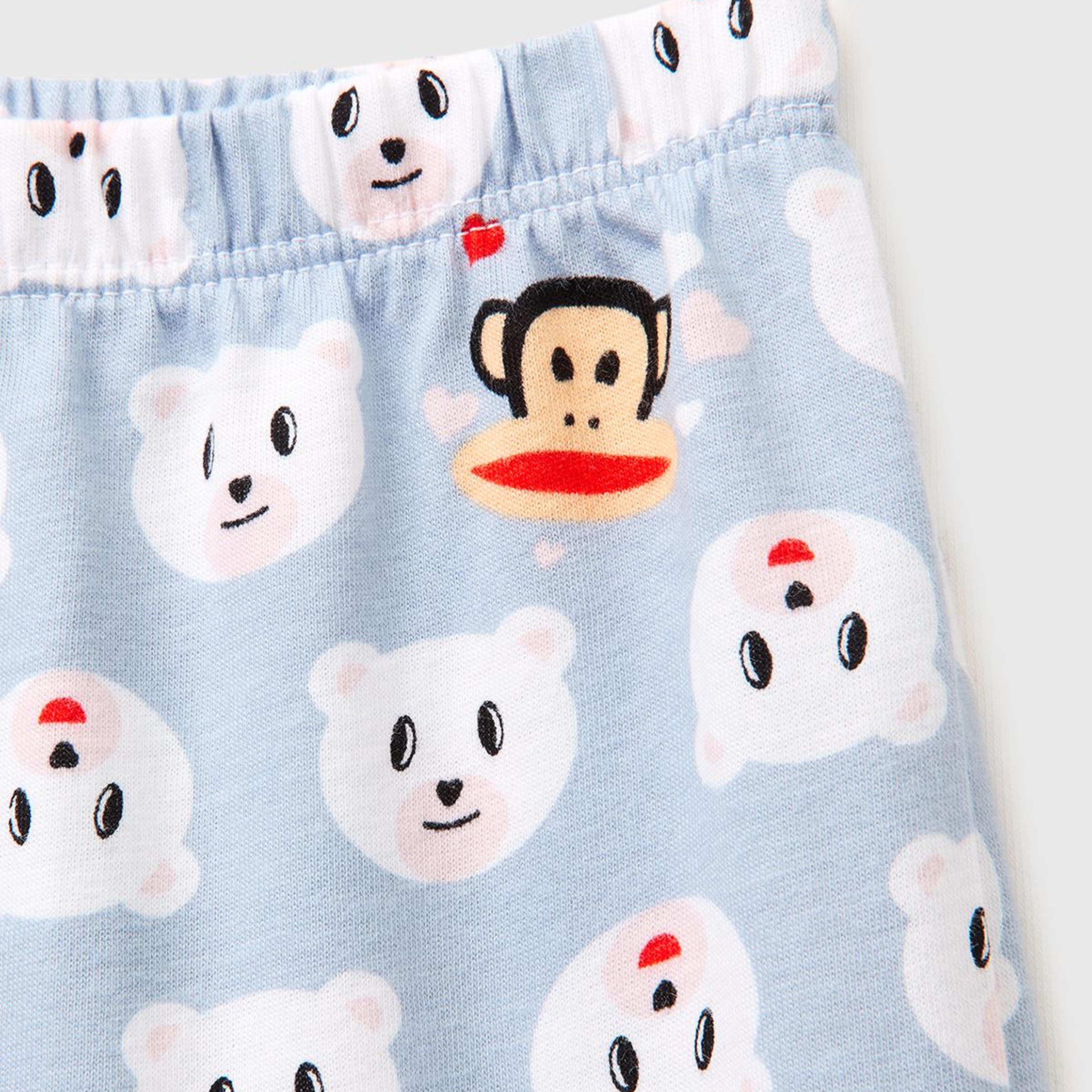 Kız Çocuk Mix Kontrast Kol Detaylı Simli Baskılı Pijama Takımı