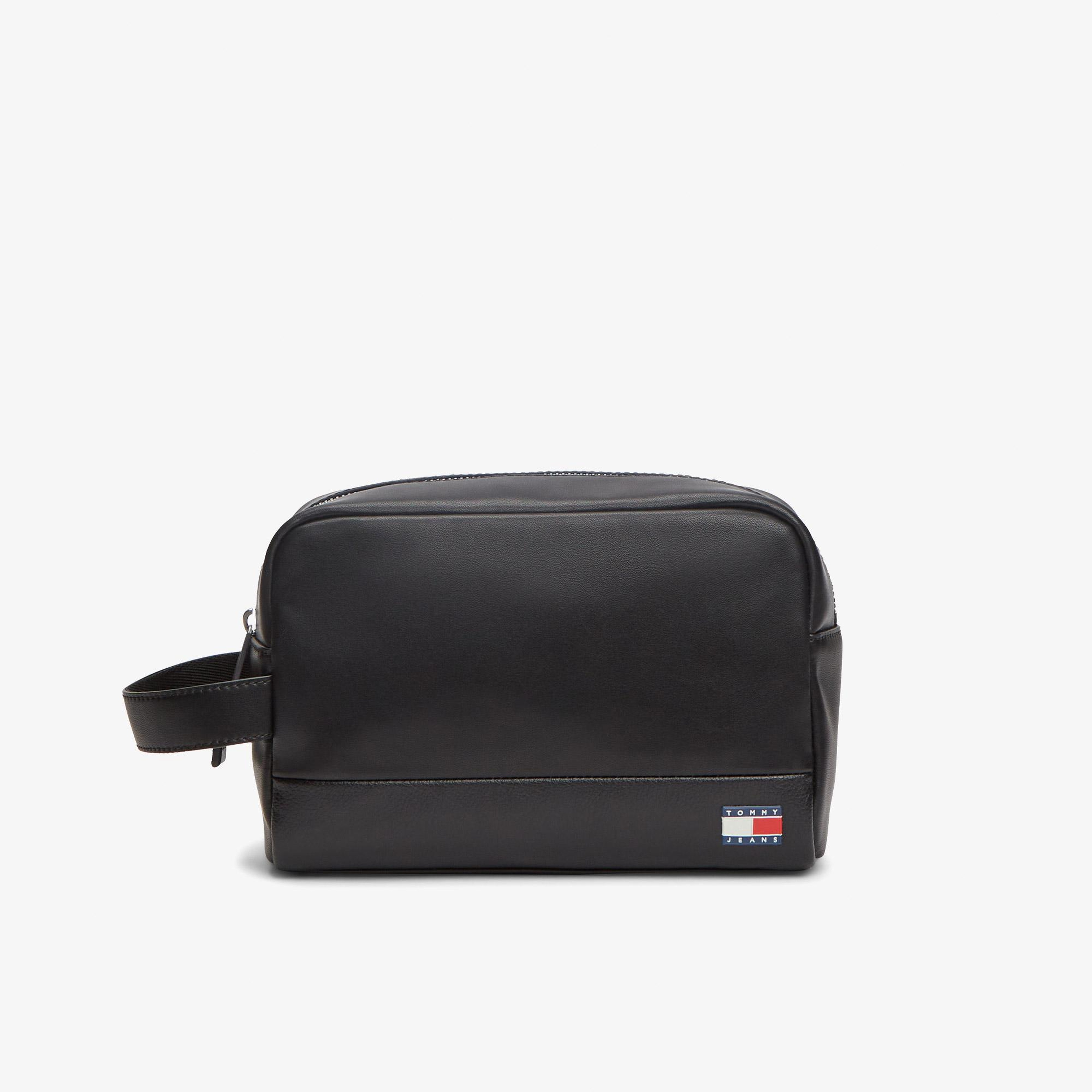 Tommy Hilfiger Heritage Leather Erkek Siyah El Çantası