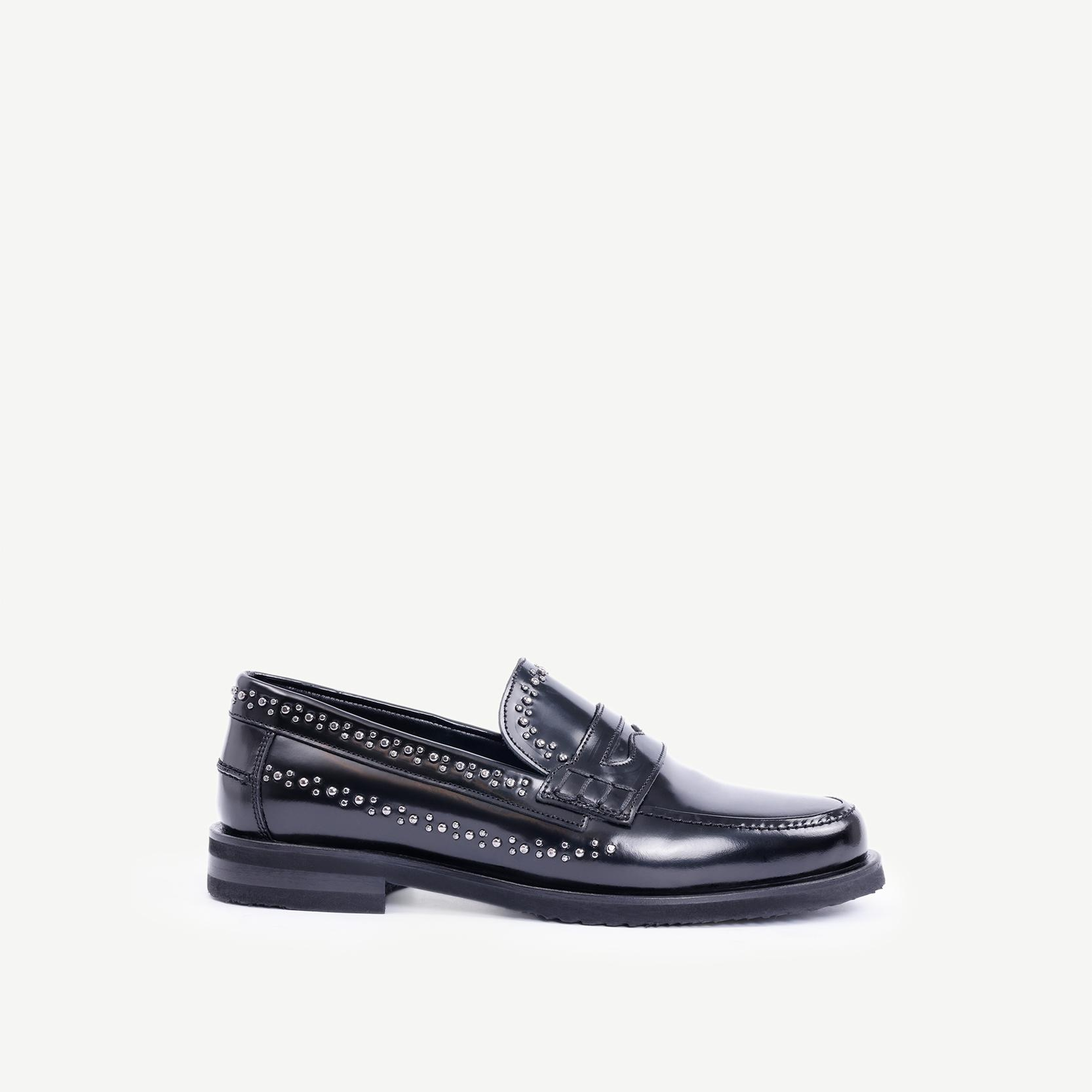 YARGICI Zımba Detaylı Deri Loafer