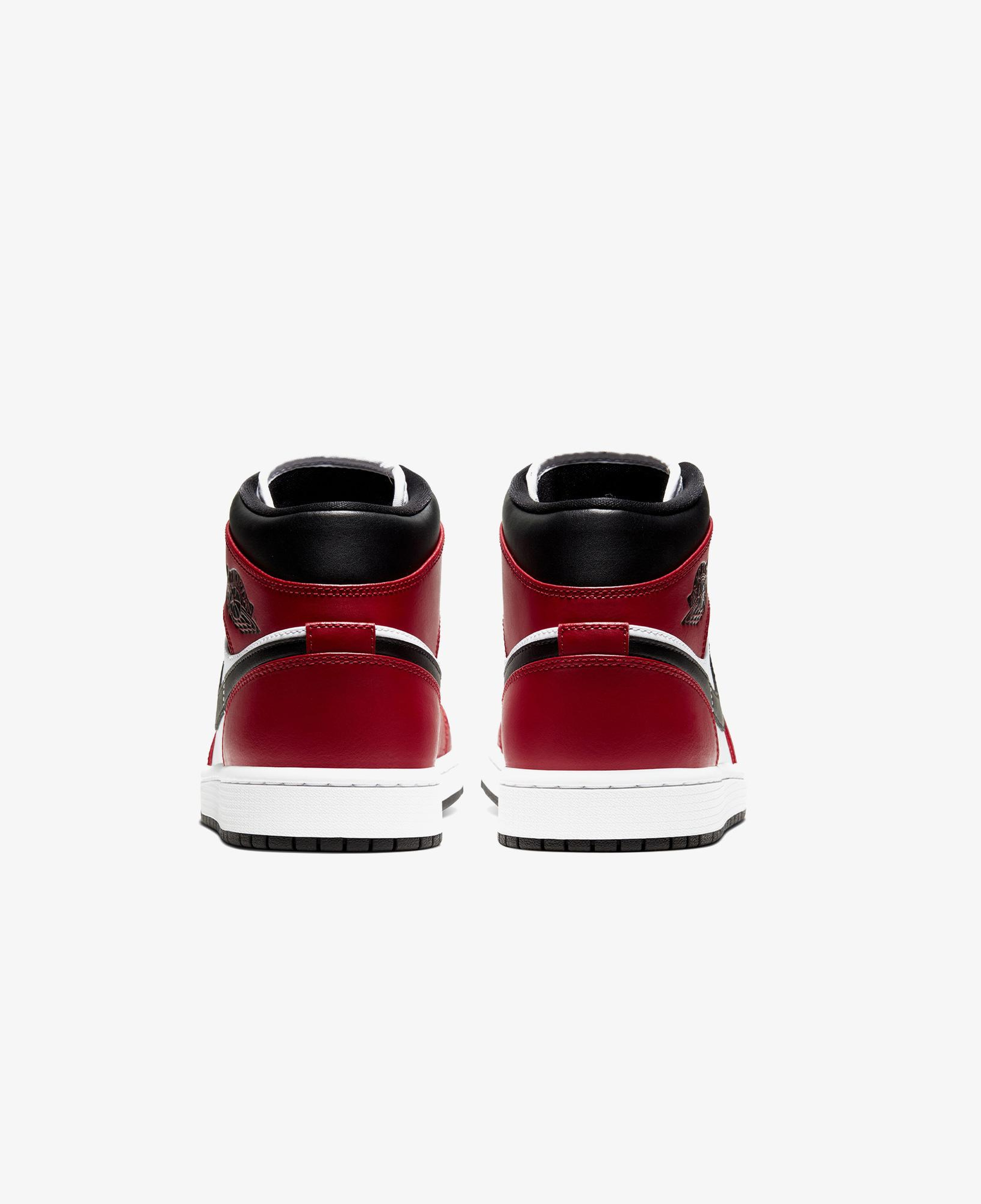 Jordan Air 1 Mid Erkek Kırmızı Spor Ayakkabı