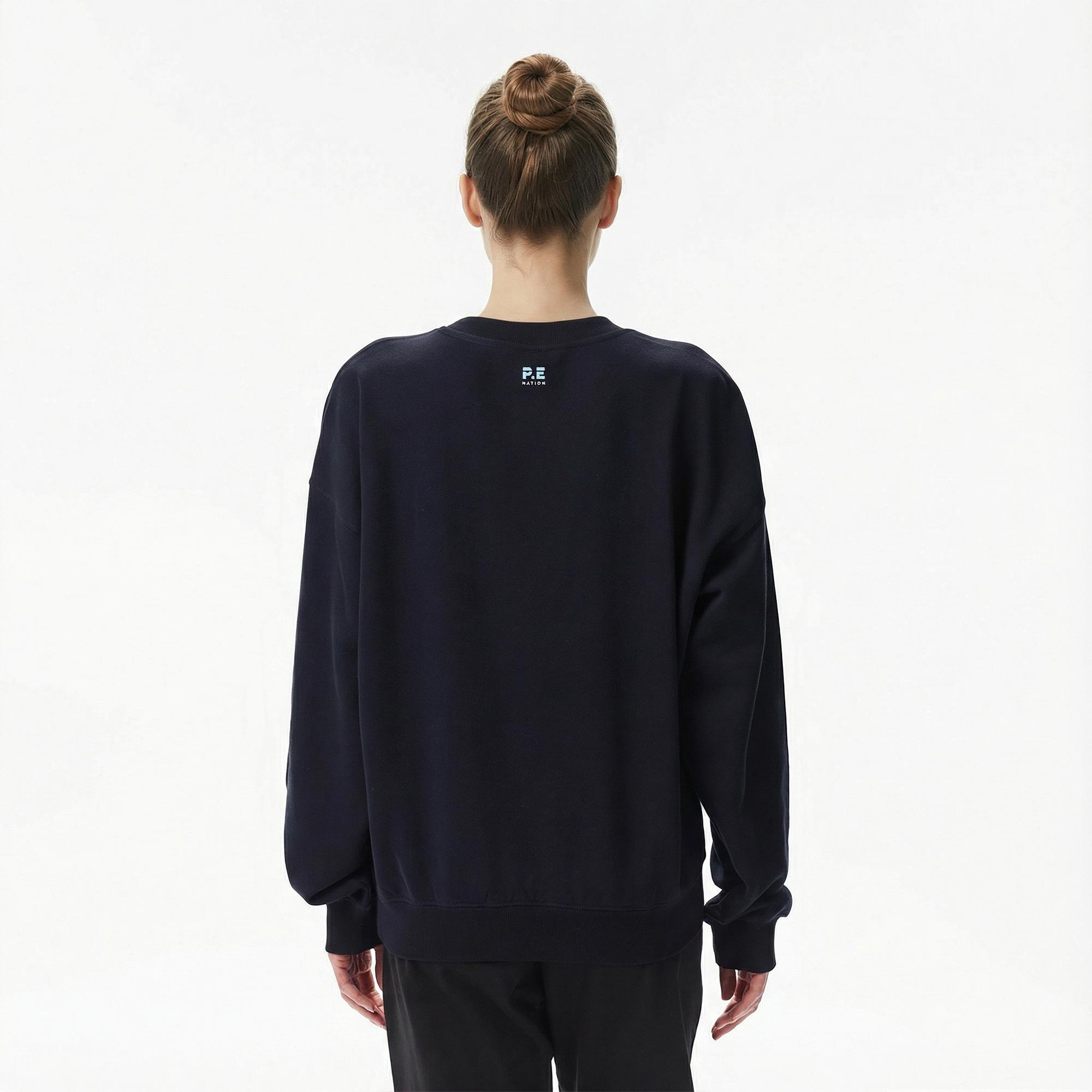 P.E Nation Heritage Kadın Koyu Lacivert Sweatshirt