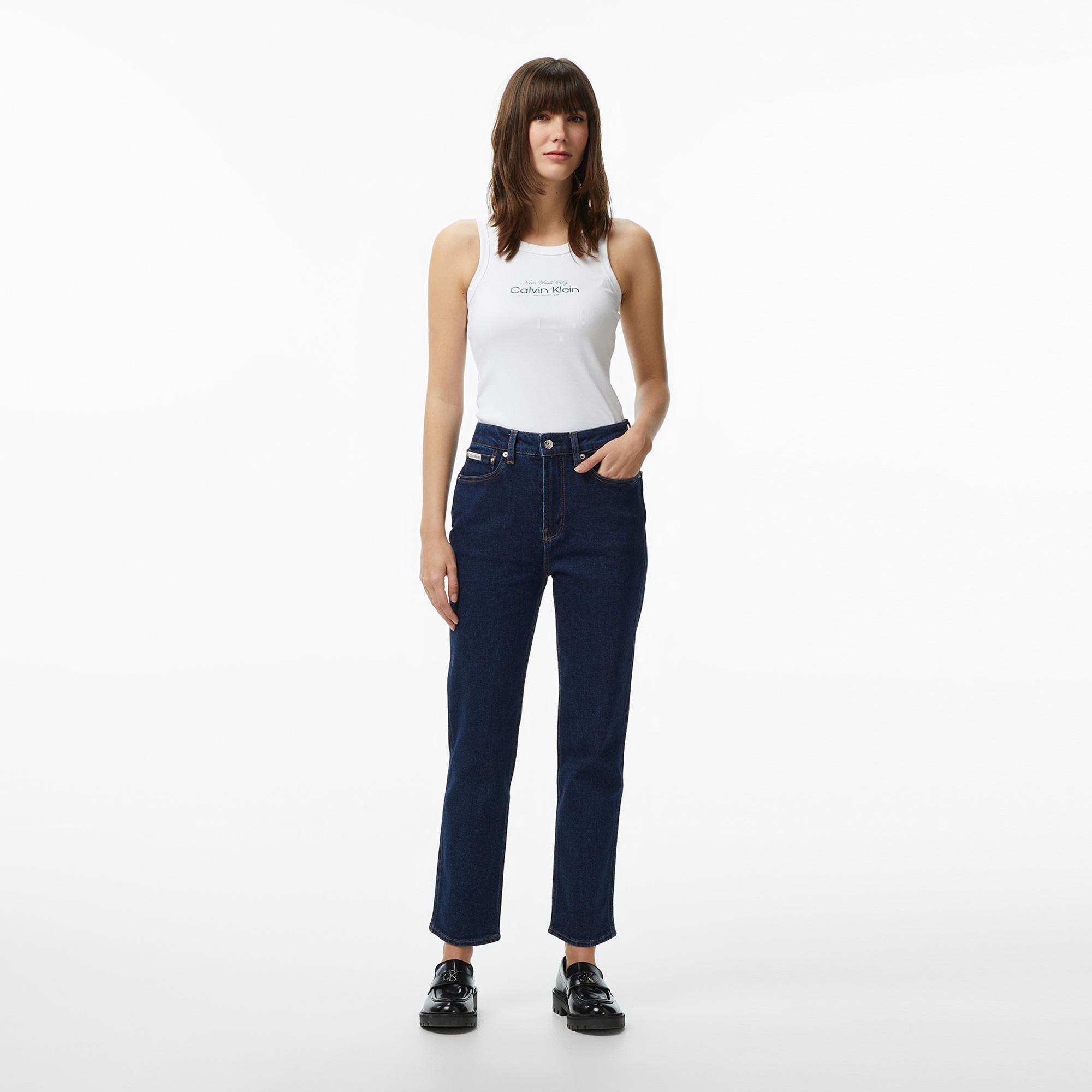 Calvin Klein The Brooke True Kadın Mavi Jean