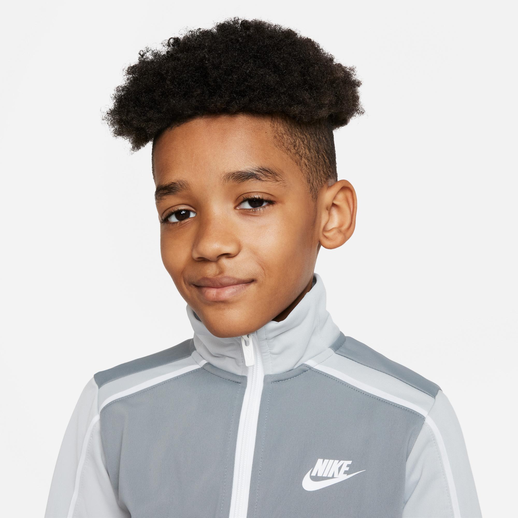 Nike Sportswear Futura Poly Çocuk Gri Eşofman Takımı