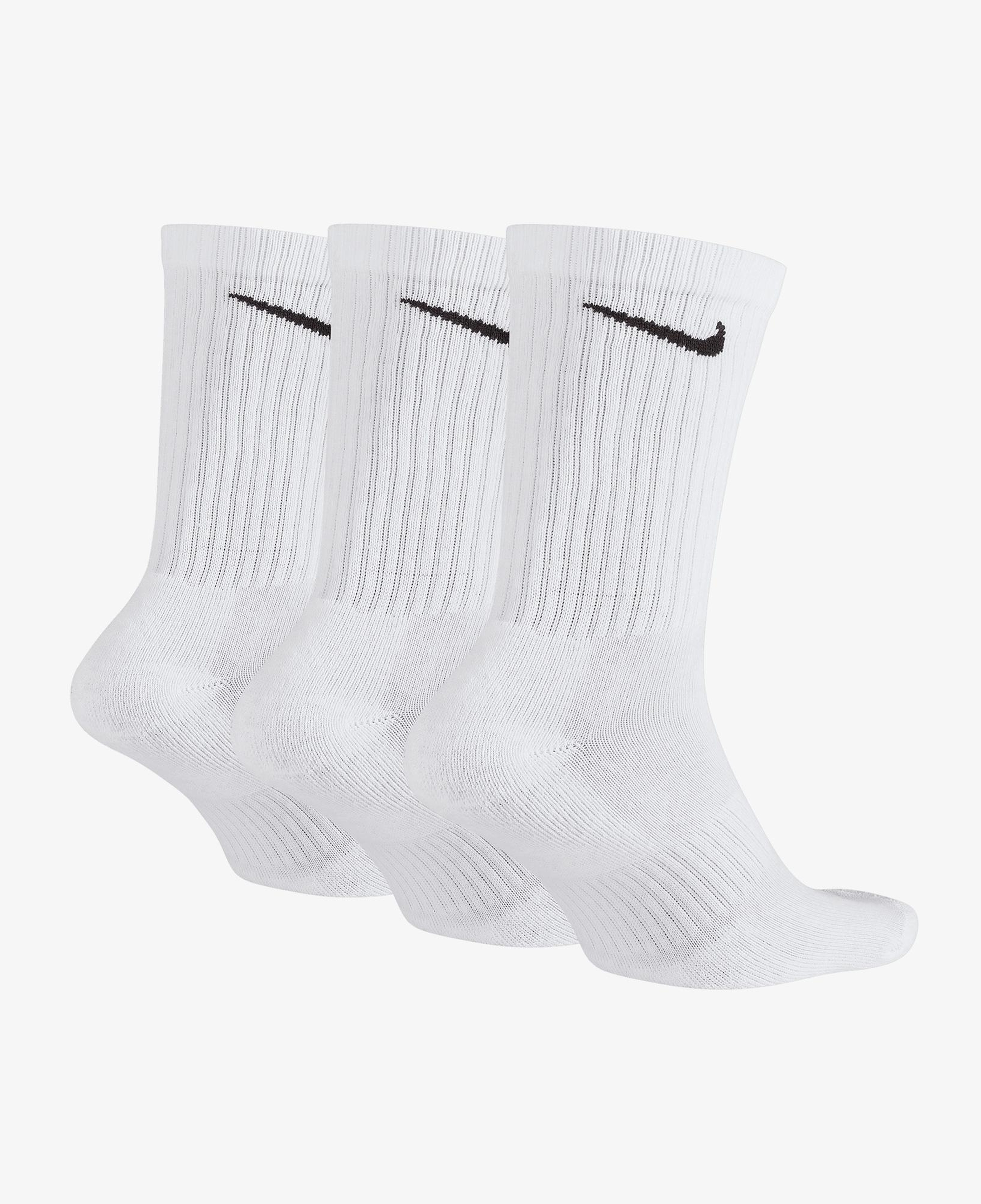 Nike Everyday Cushioned 3'lü Unisex Beyaz Çorap