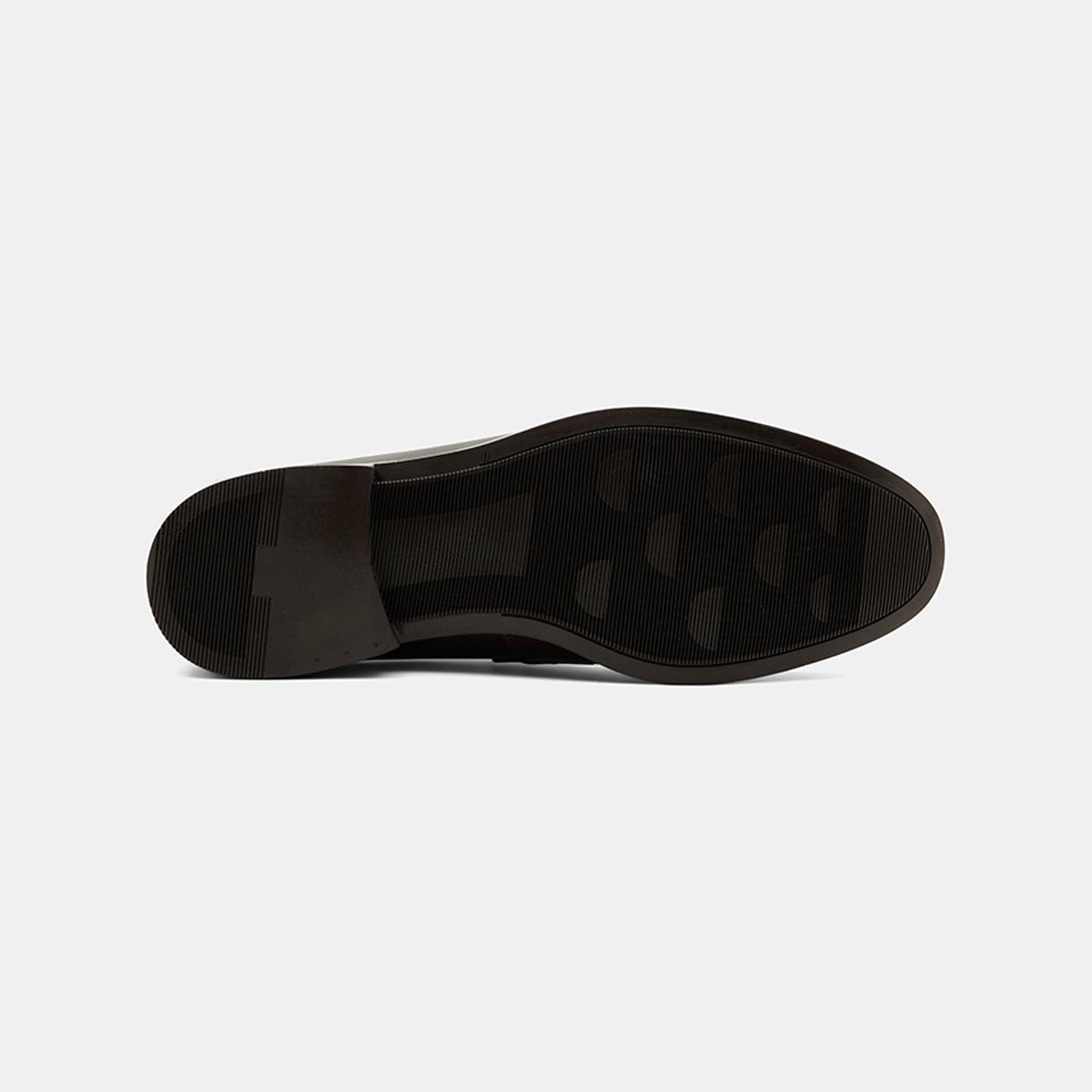 Erkek Koyu Kahve Klasik Slip-On Deri Loafer