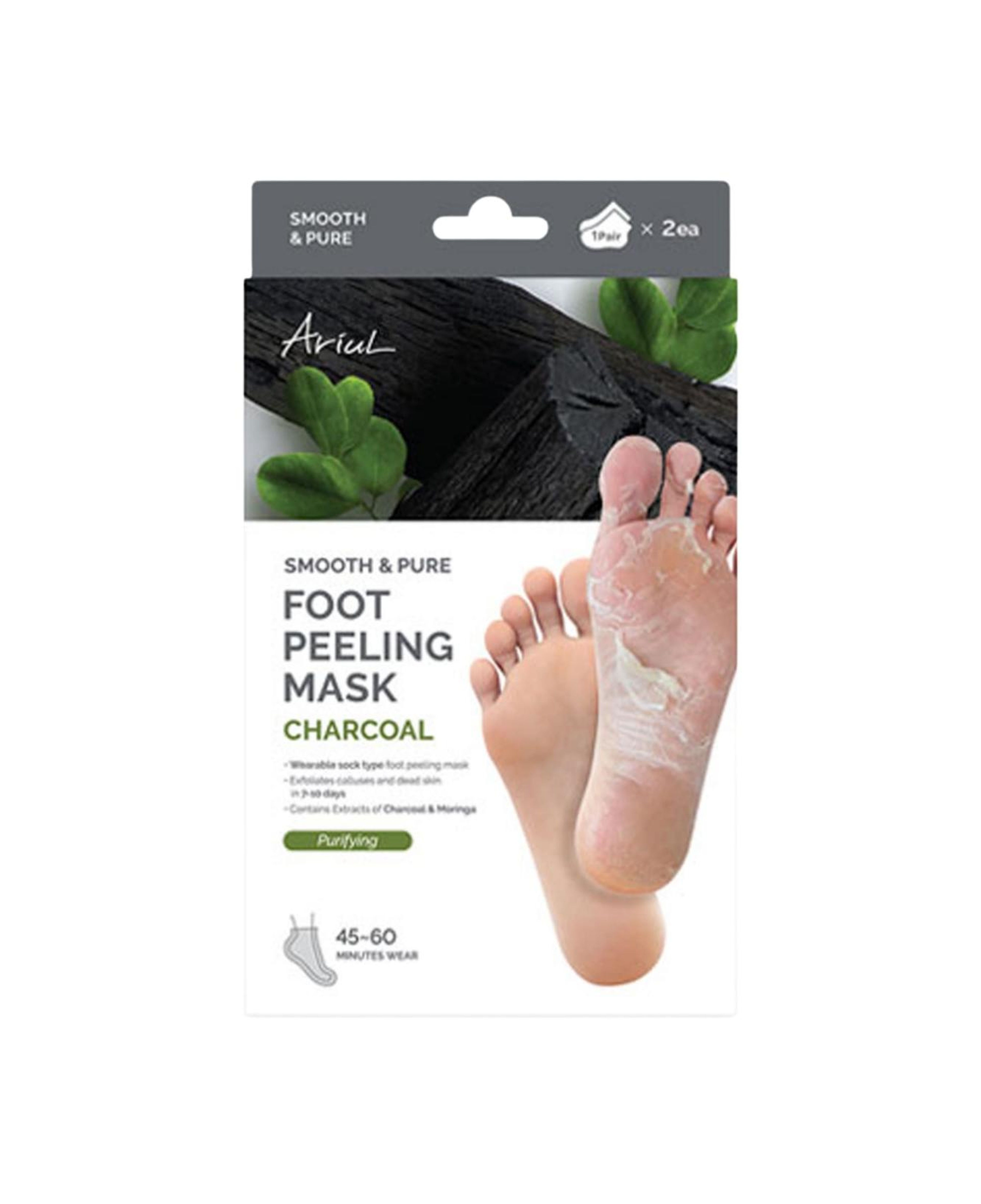 Ariul Smooth & Pure Foot Peeling Mask Purifying 2 Pairs - Çorap Tipi Derinlemesine Arındırıcı Ayak Peeling Maskesi 2 Çift (4 Adet)