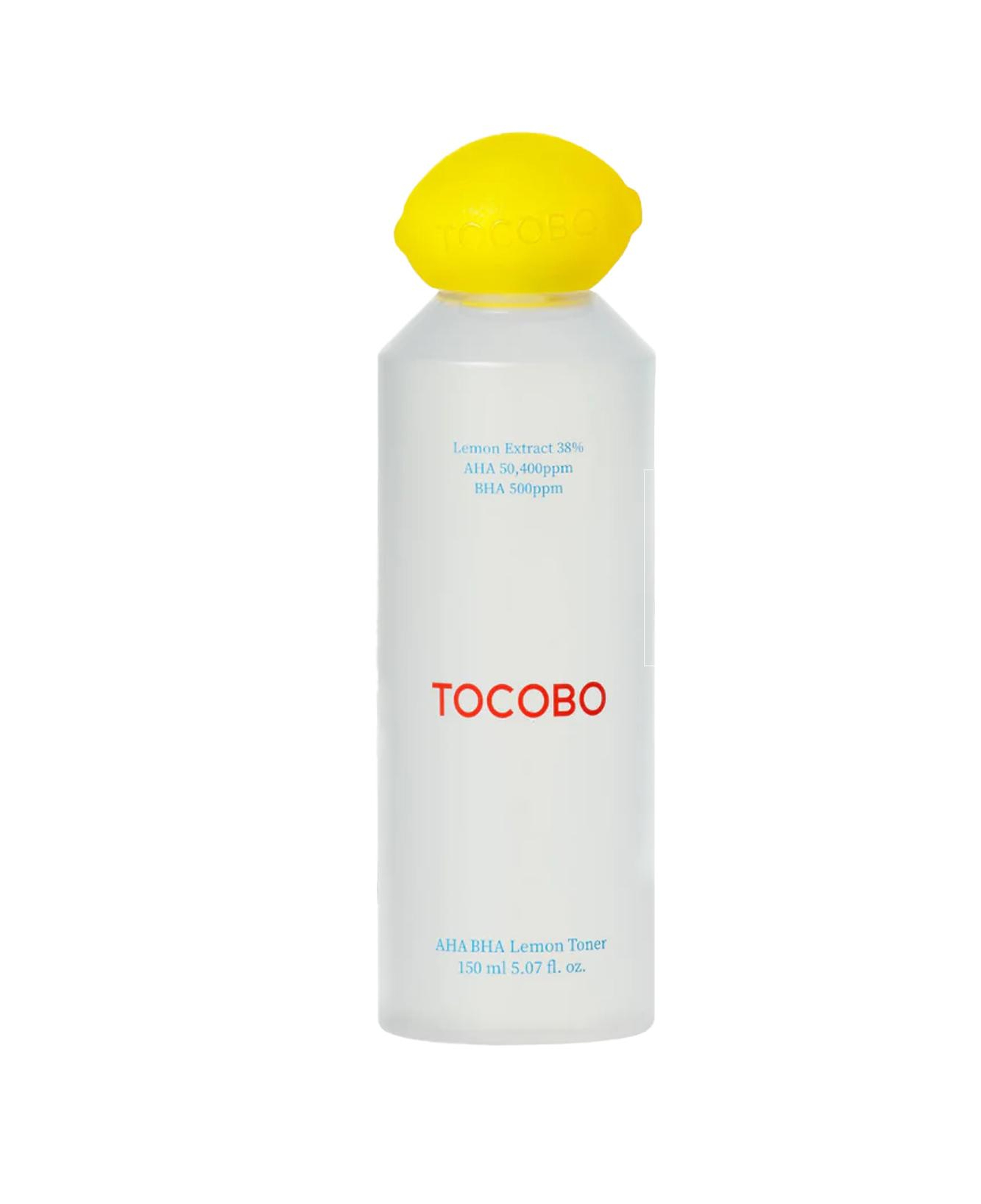Tocobo AHA BHA Lemon Toner 150ml - Aydınlatıcı & Arındırıcı Vegan Tonik