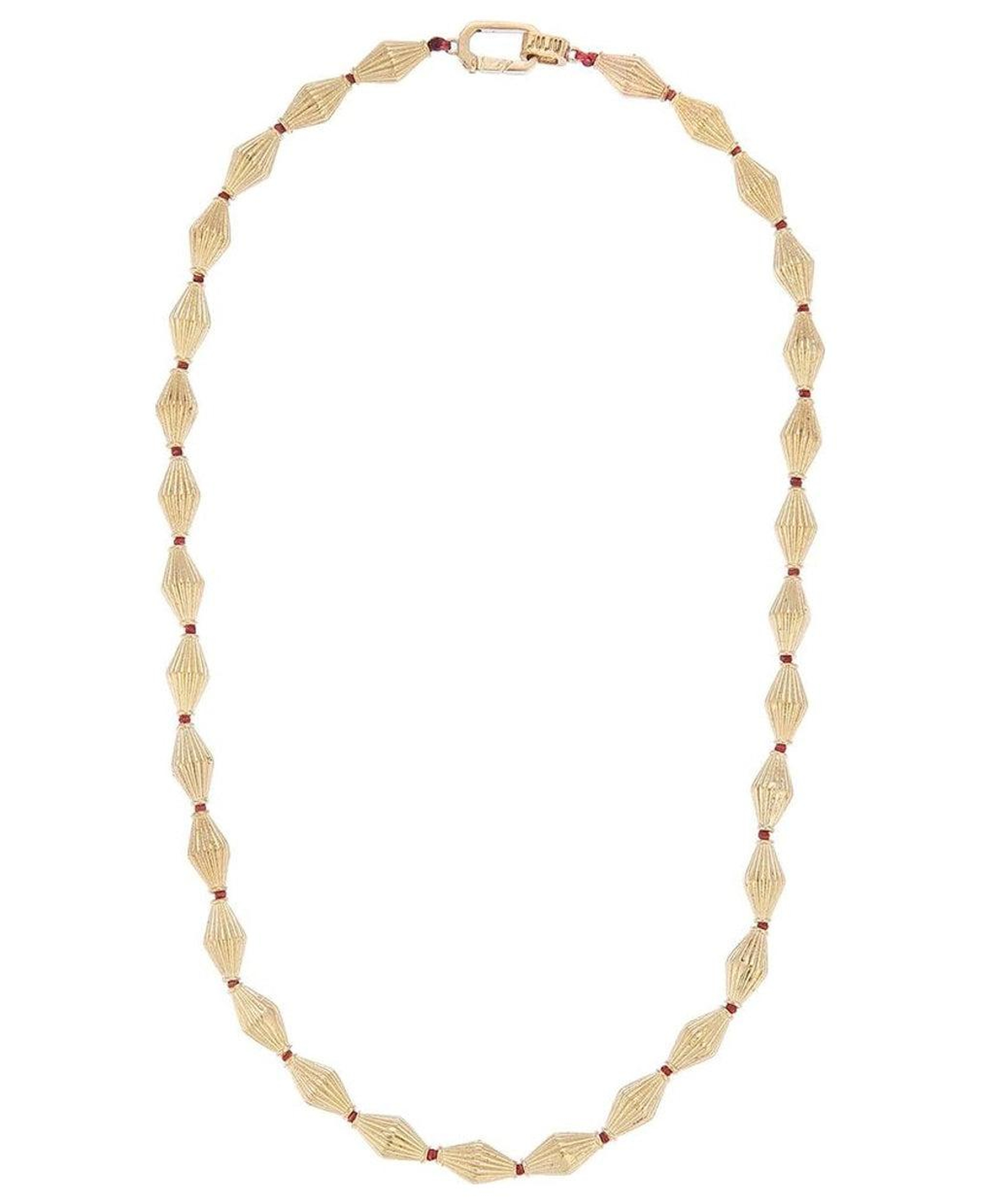 JUJU MOOD Striped Almond Kolye