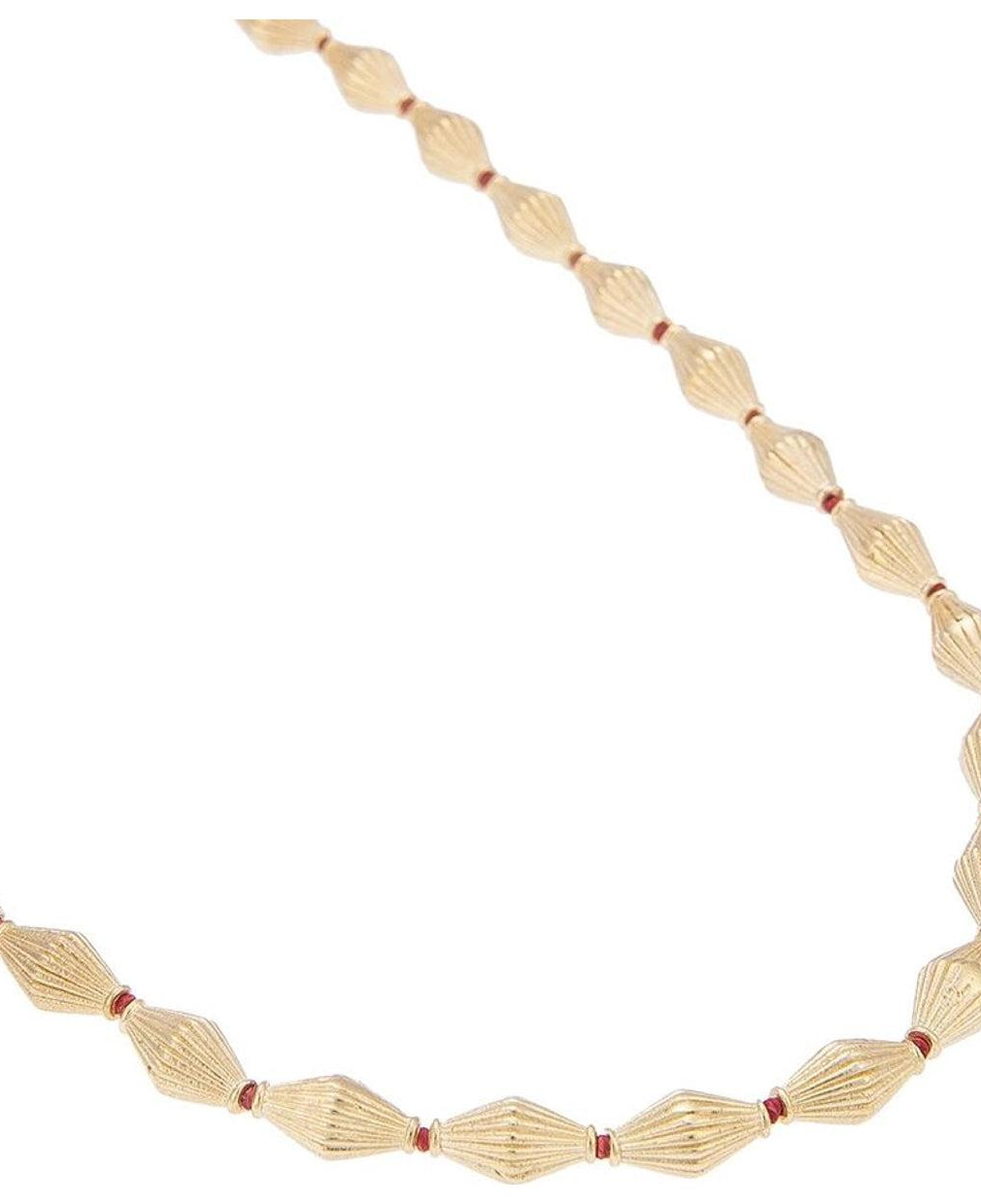 JUJU MOOD Striped Almond Kolye