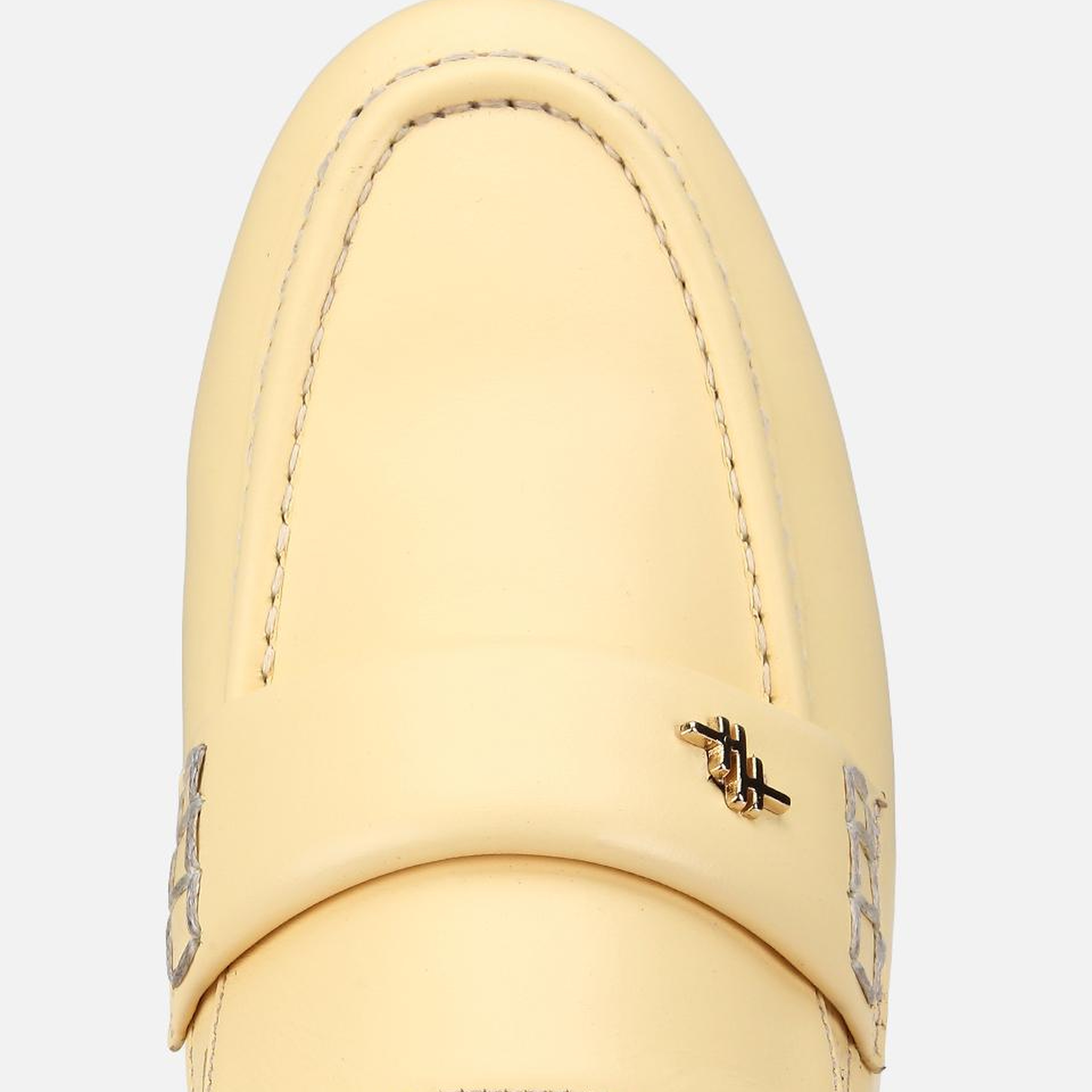 Kadın Deri Sarı Yumuşak Dokulu Klasik Loafer