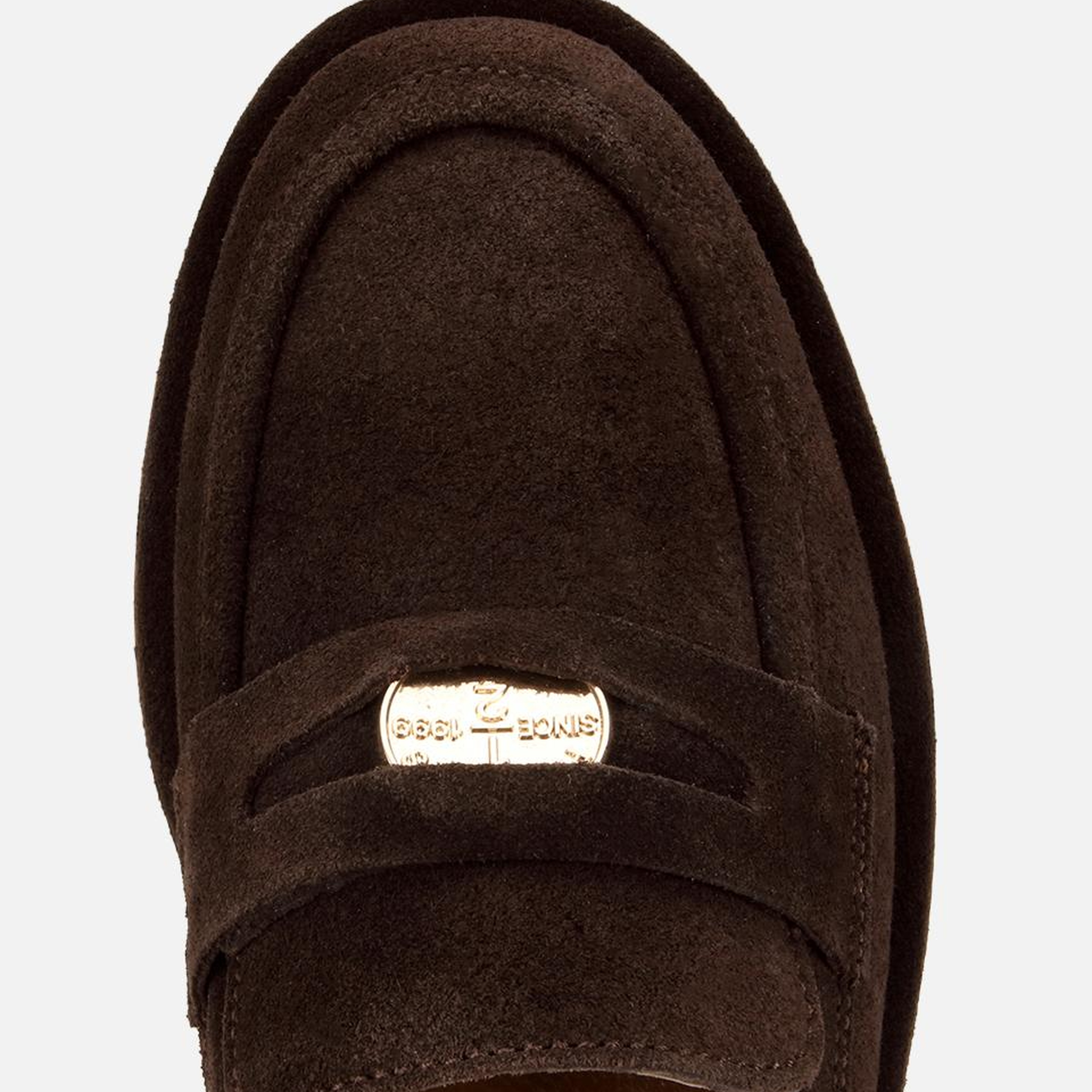 Kadın Süet Deri Kahverengi Tokalı Klasik Loafer