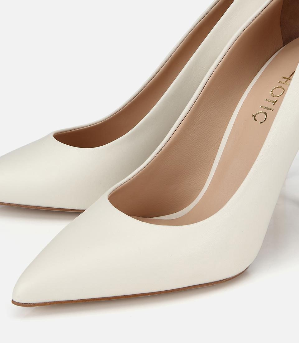 Kadın Deri Kemik Yüksek Topuklu Stiletto