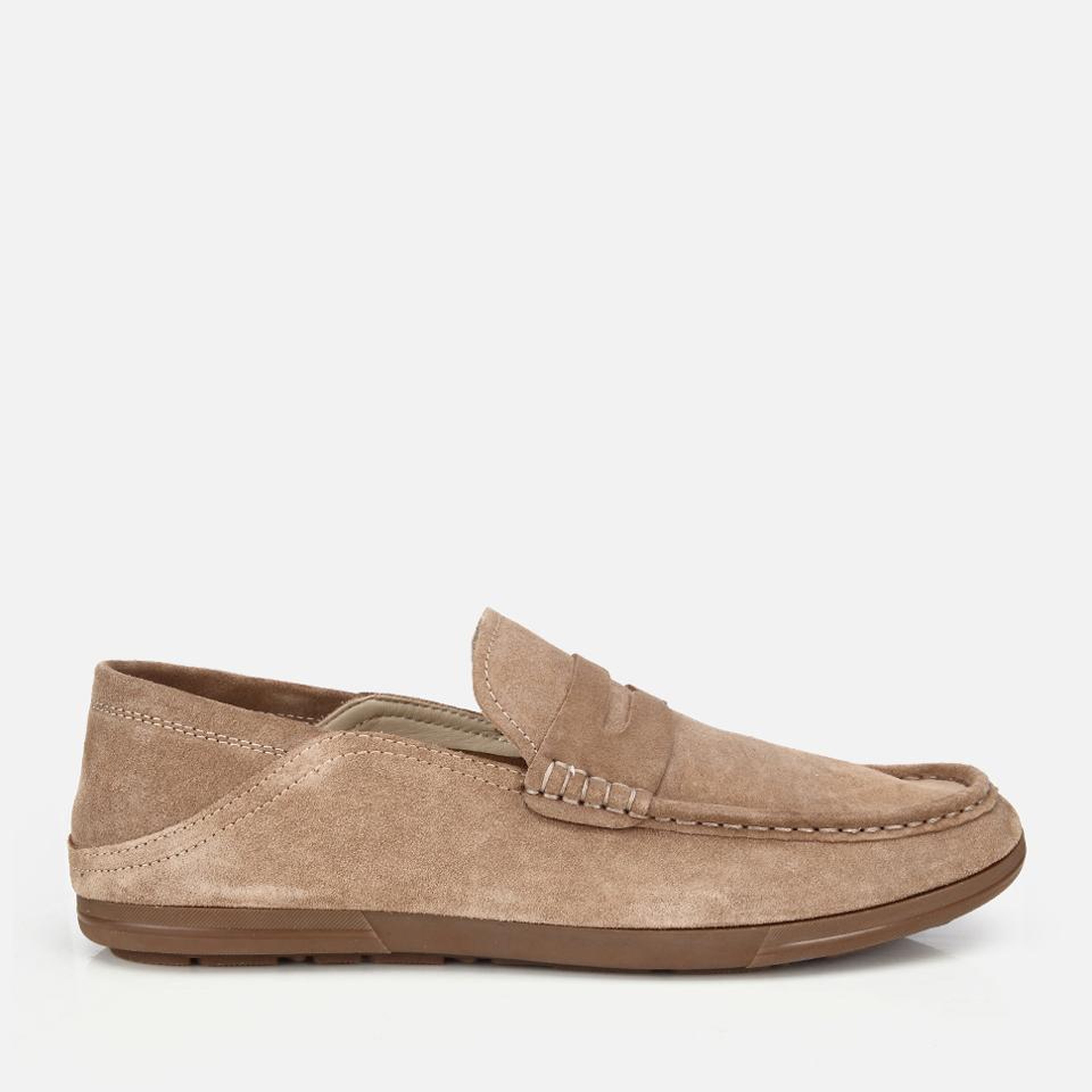 Erkek Süet Deri Açık Kahverengi Comfort Loafer Ayakkabı