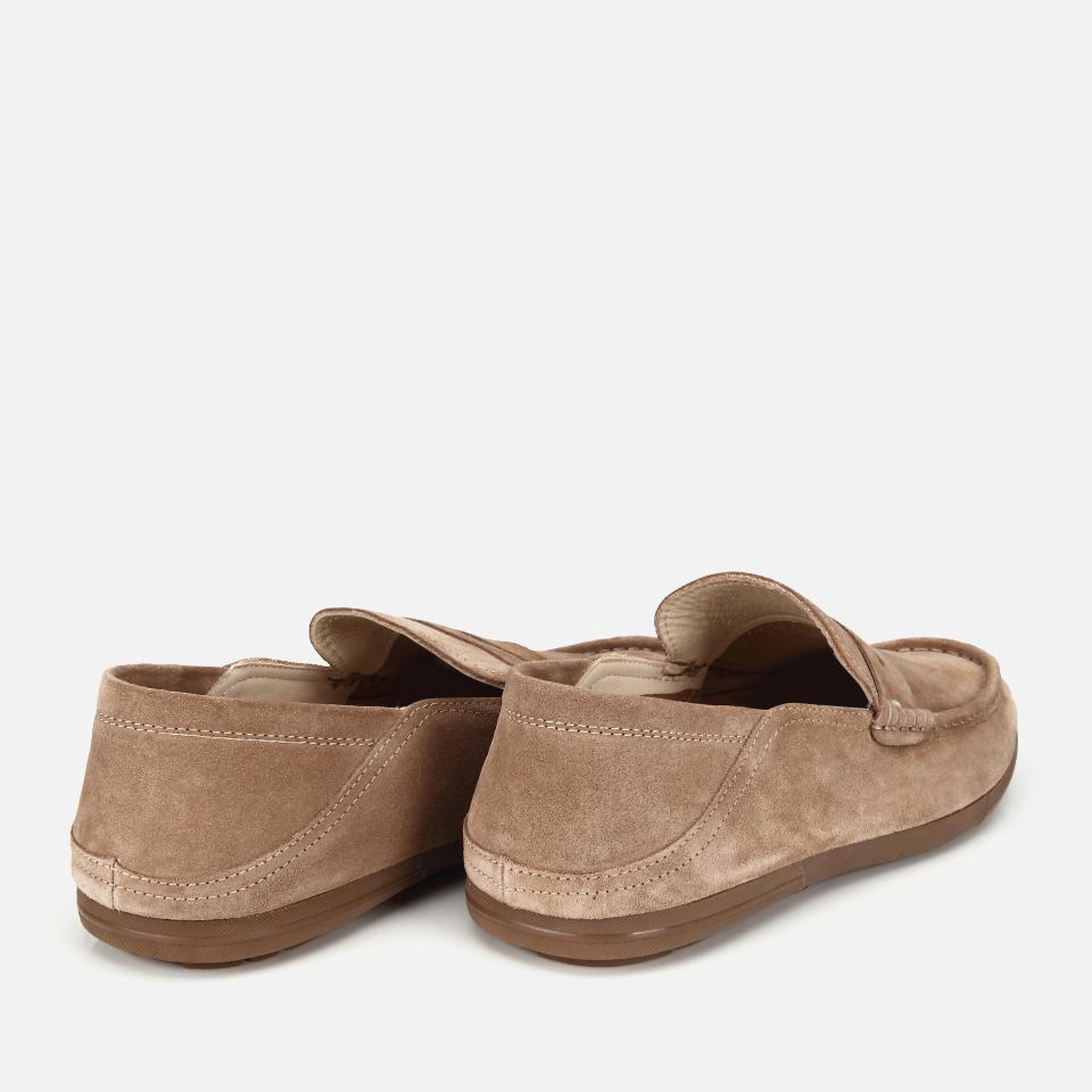 Erkek Süet Deri Açık Kahverengi Comfort Loafer Ayakkabı