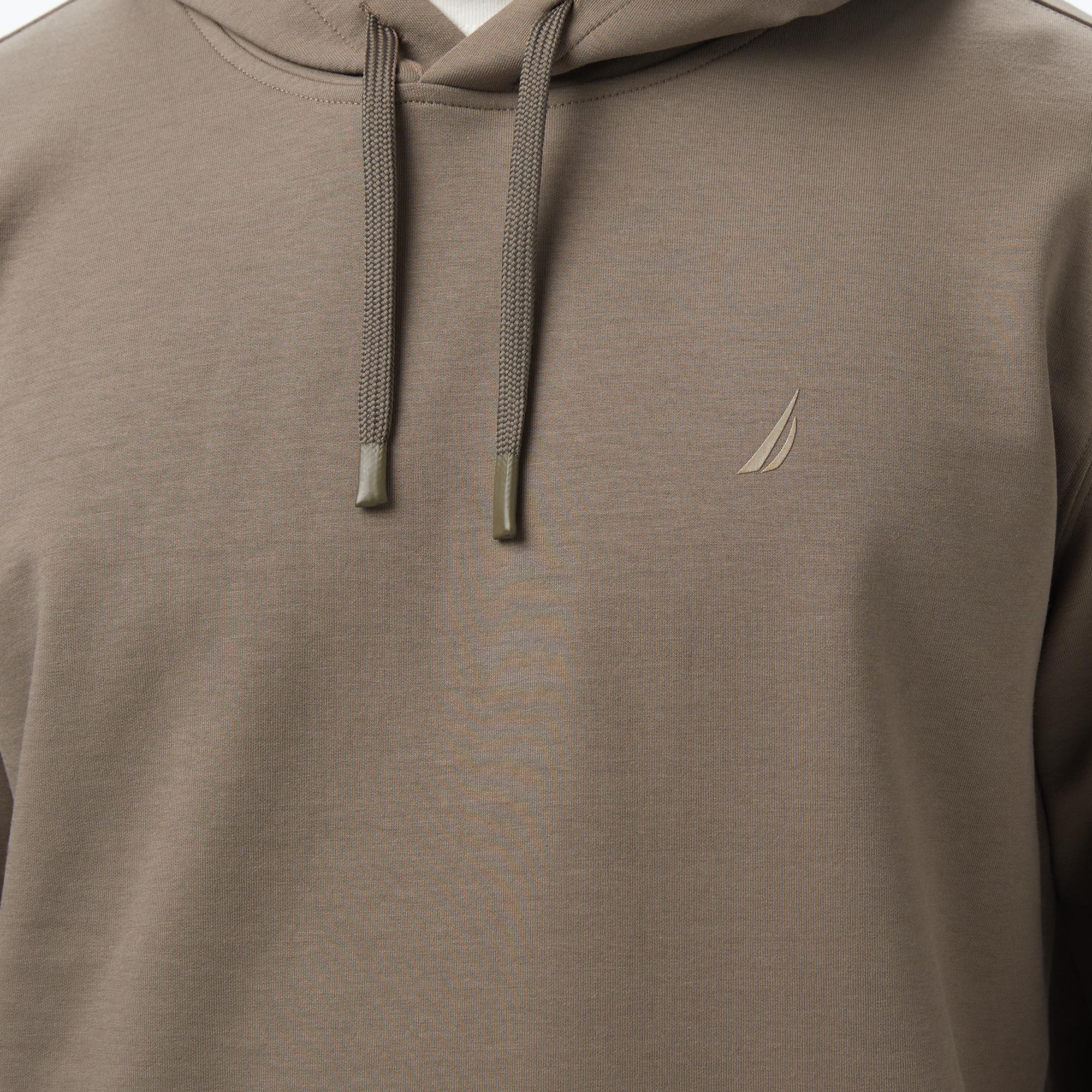 Nautica Erkek Kahverengi Classic Fit Kapüşonlu Sweatshirt