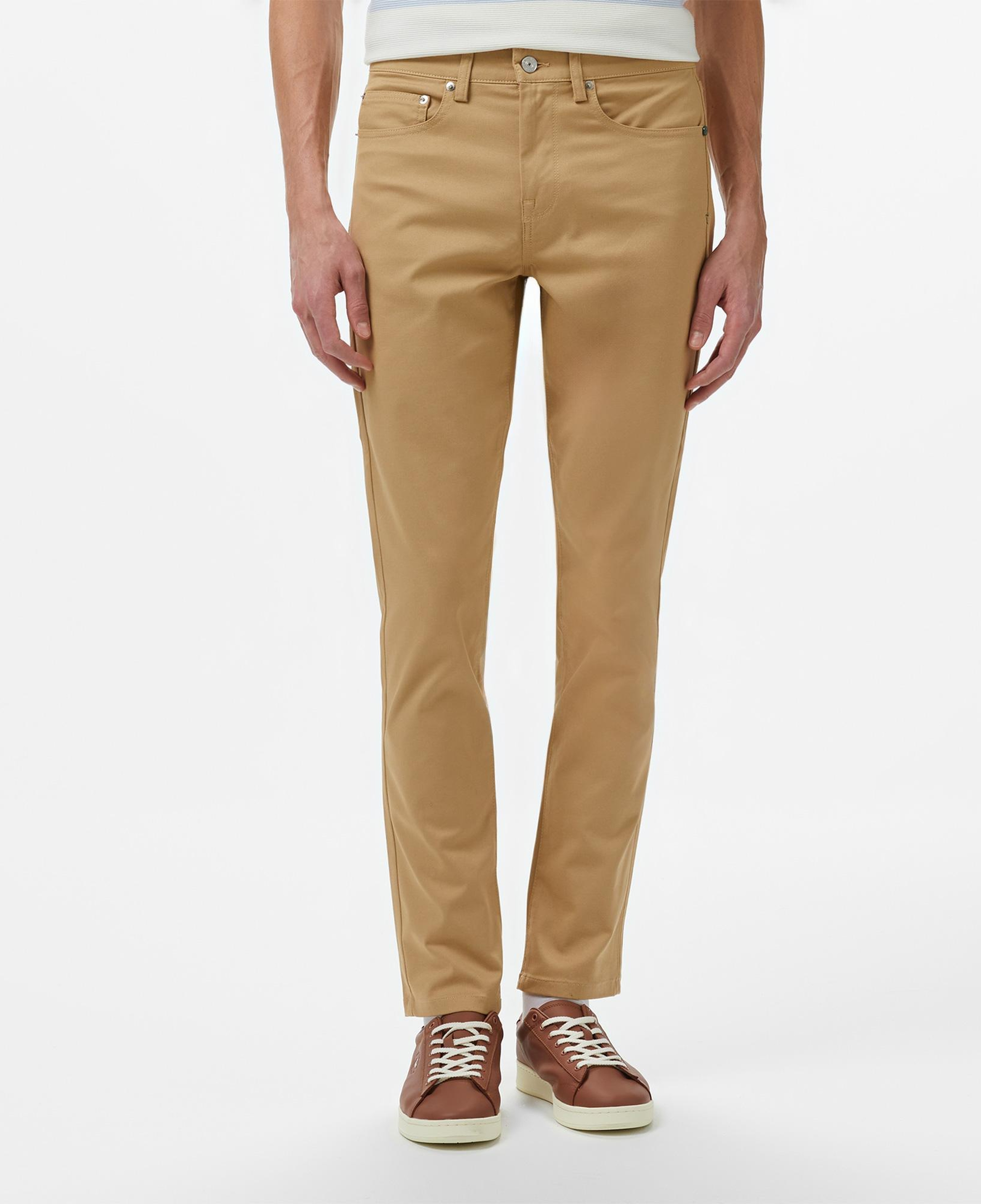 Lacoste Erkek Slim Fit Bej Jean Pantolon