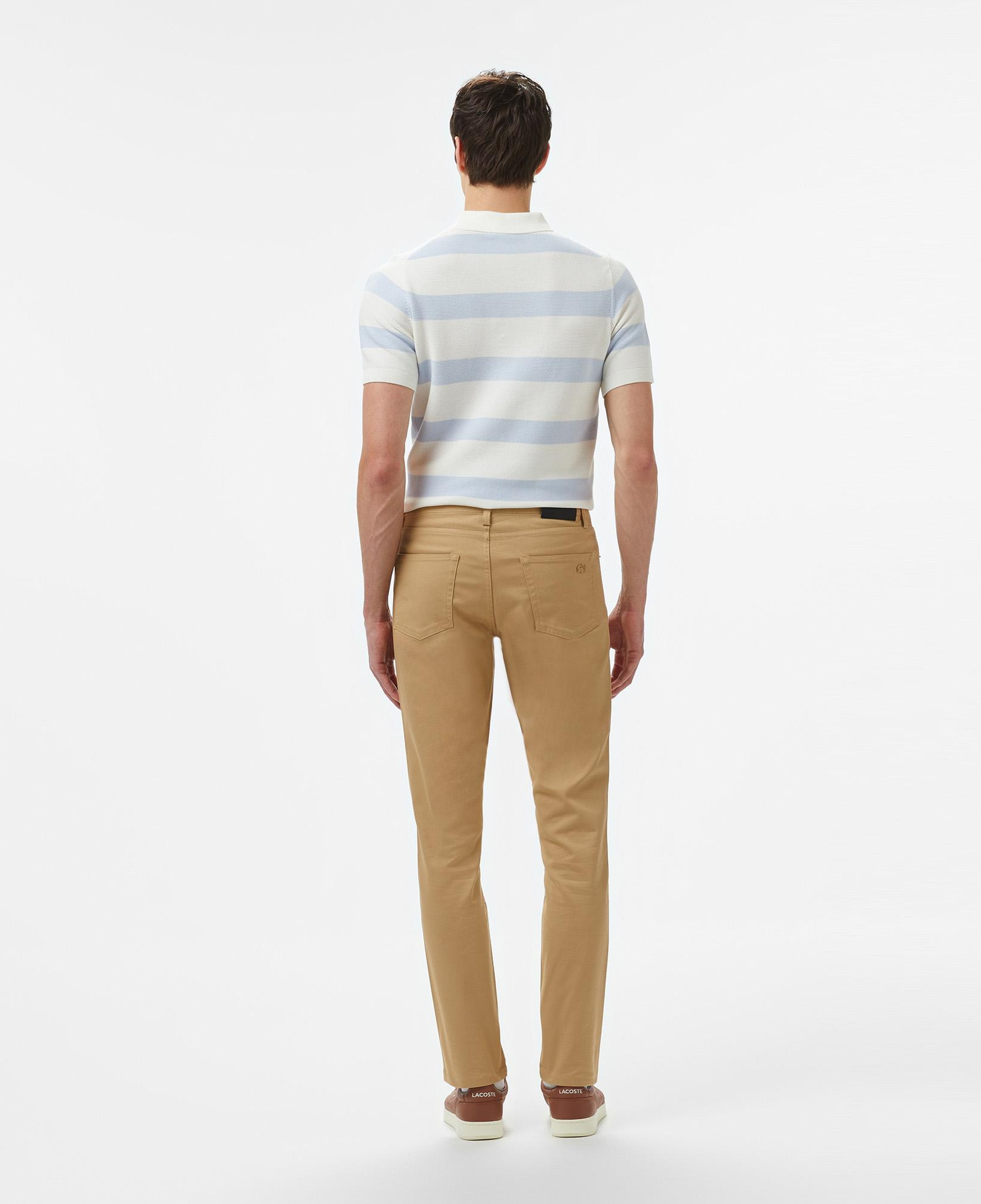 Lacoste Erkek Slim Fit Bej Jean Pantolon