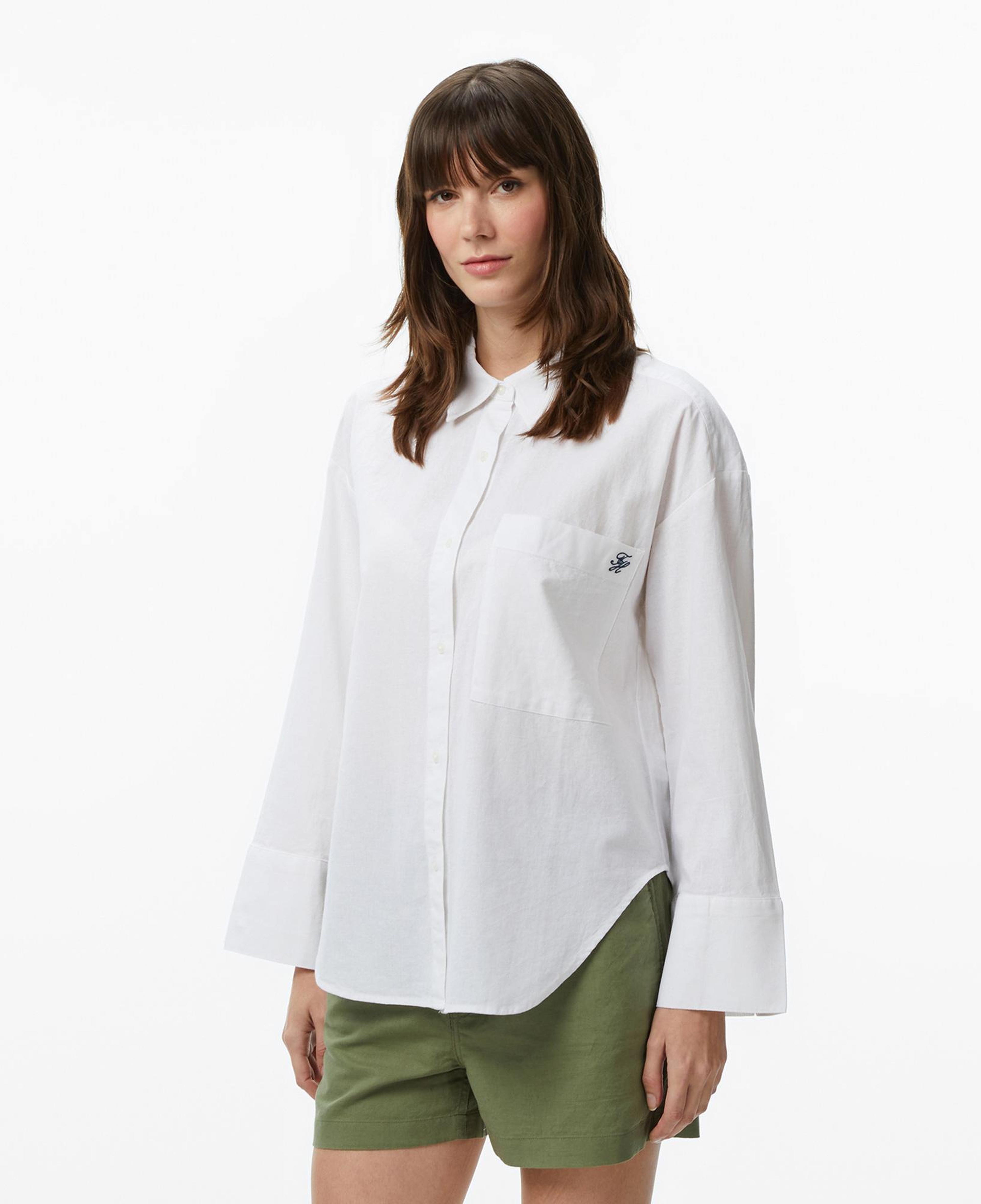 Tommy Hilfiger Cover Up Kadın Beyaz Crop T-Shirt
