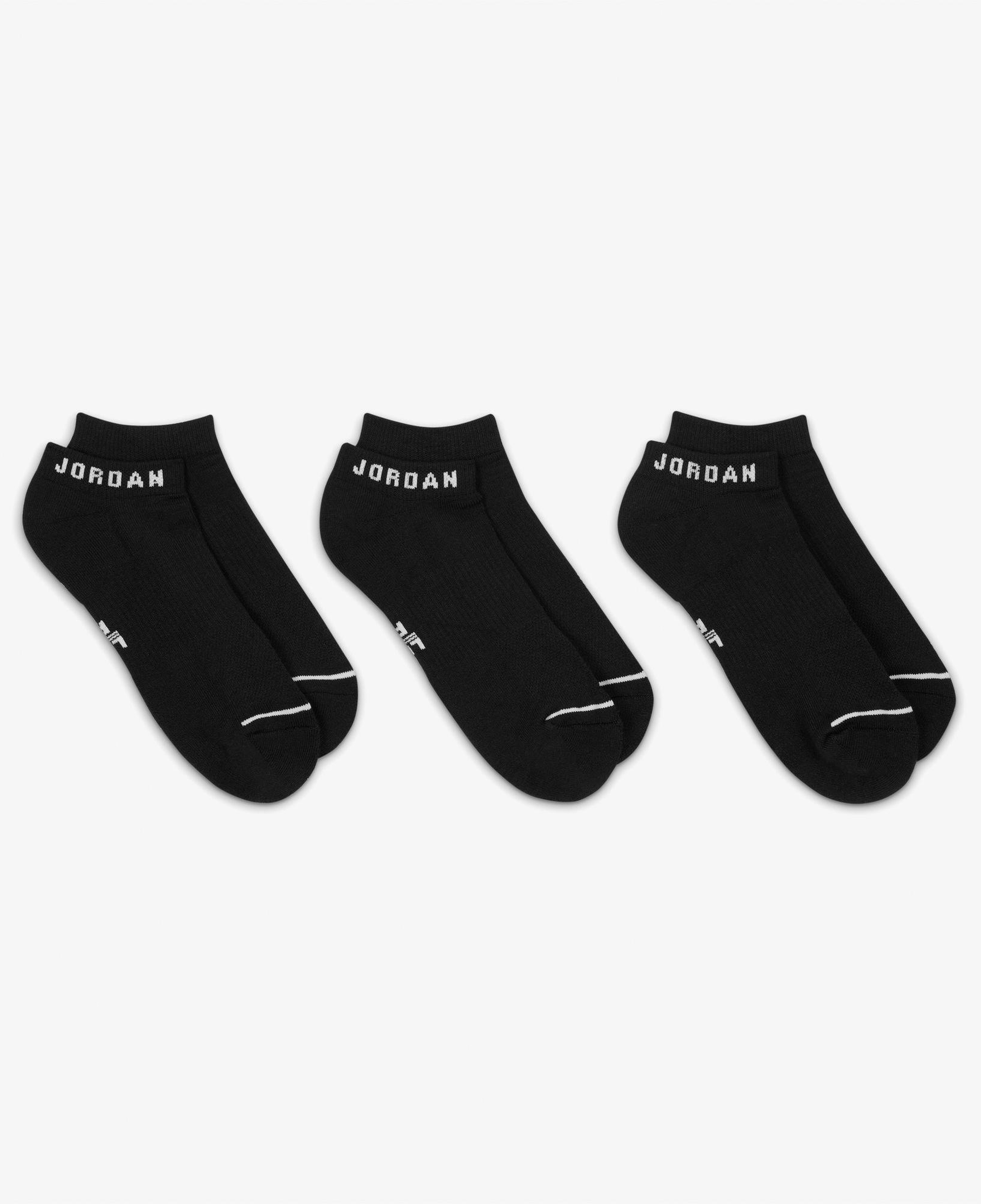 Jordan Everyday Cush Poly 3'lü Unisex Siyah Çorap