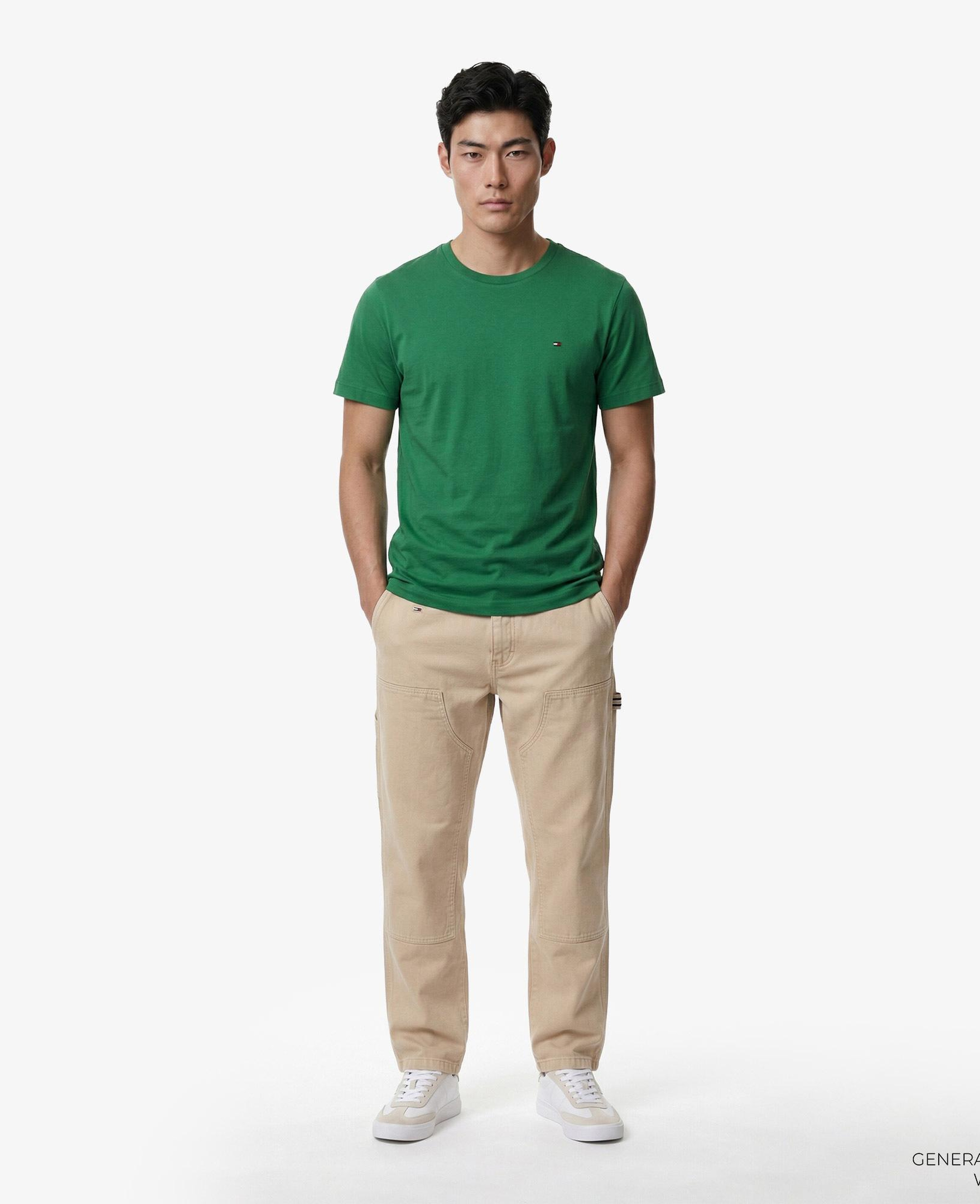 Tommy Hilfiger Core Essentials Erkek Yeşil T-Shirt