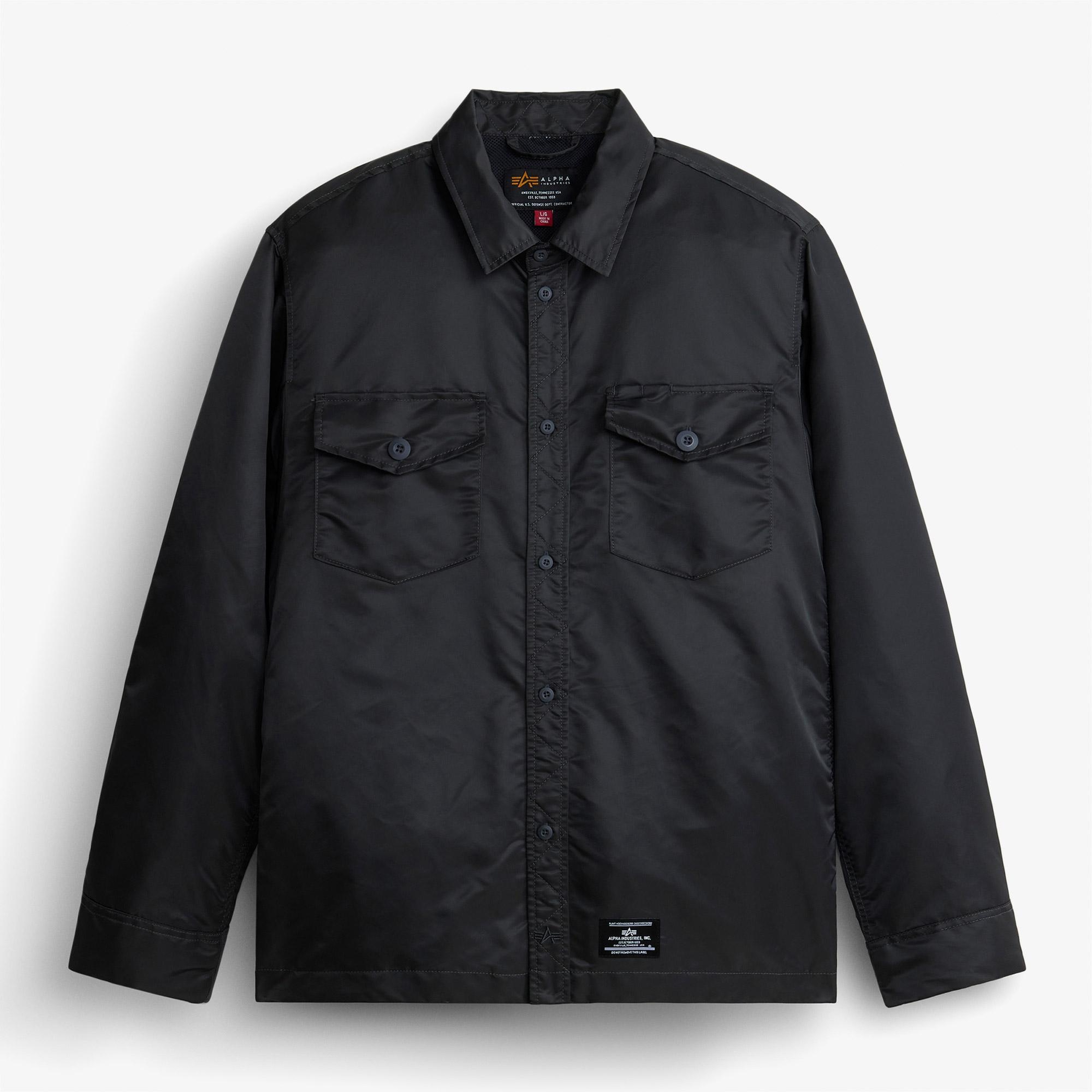 Alpha Industries Ls Flight Erkek Siyah Ceket