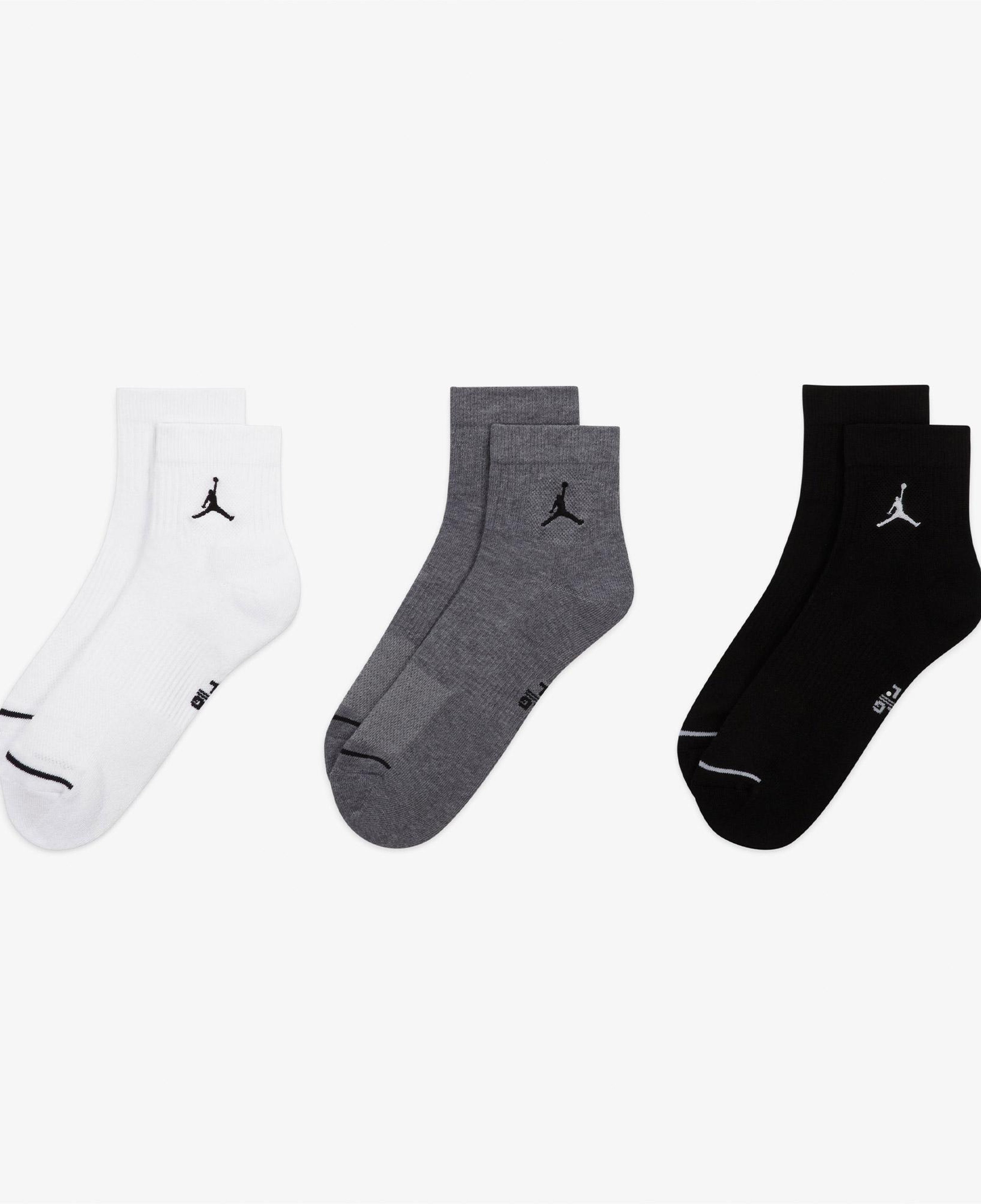 Jordan Cush Poly 3' lü Unisex Renkli Çorap