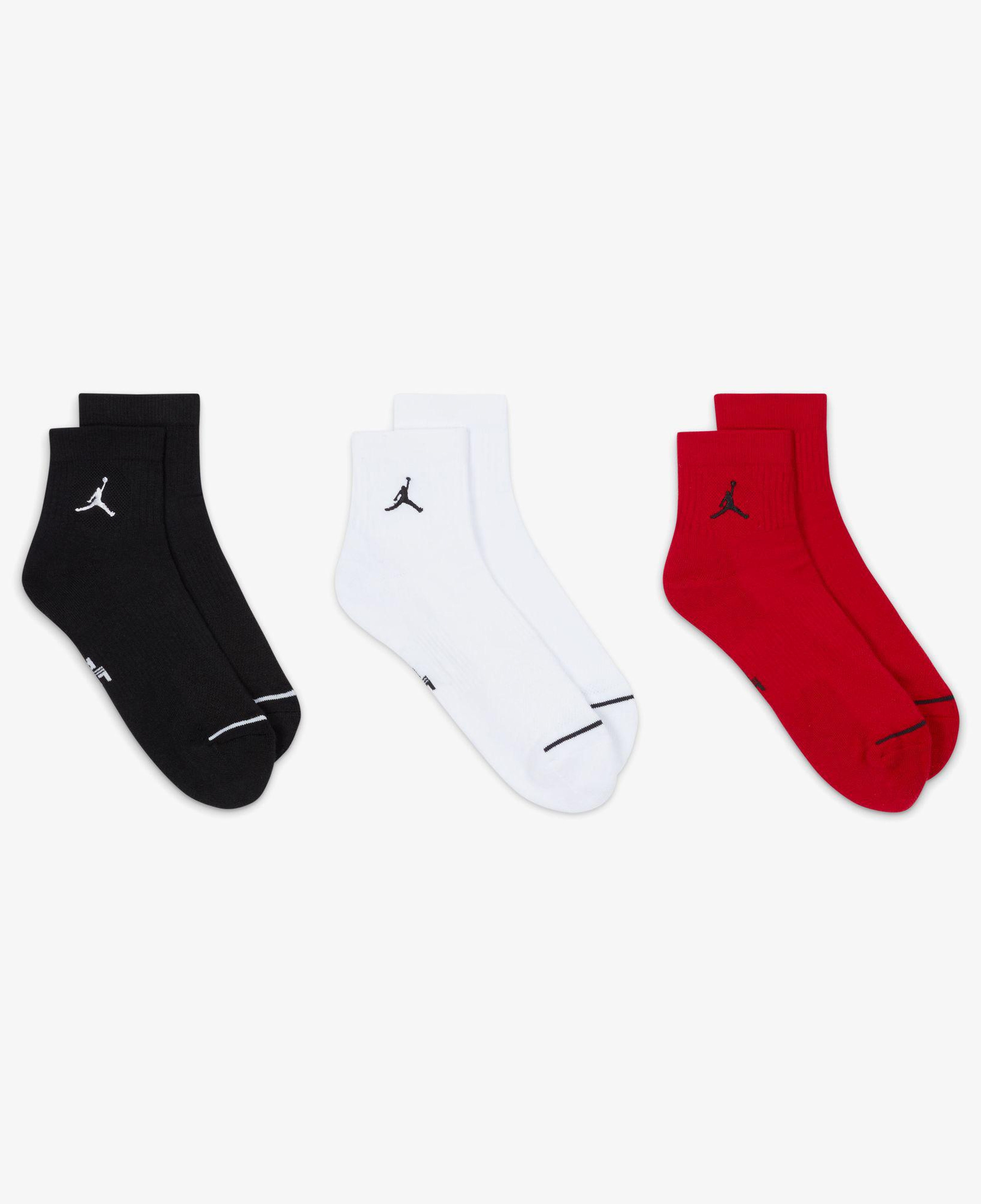 Jordan Cush Poly 3' lü Unisex Renkli Çorap