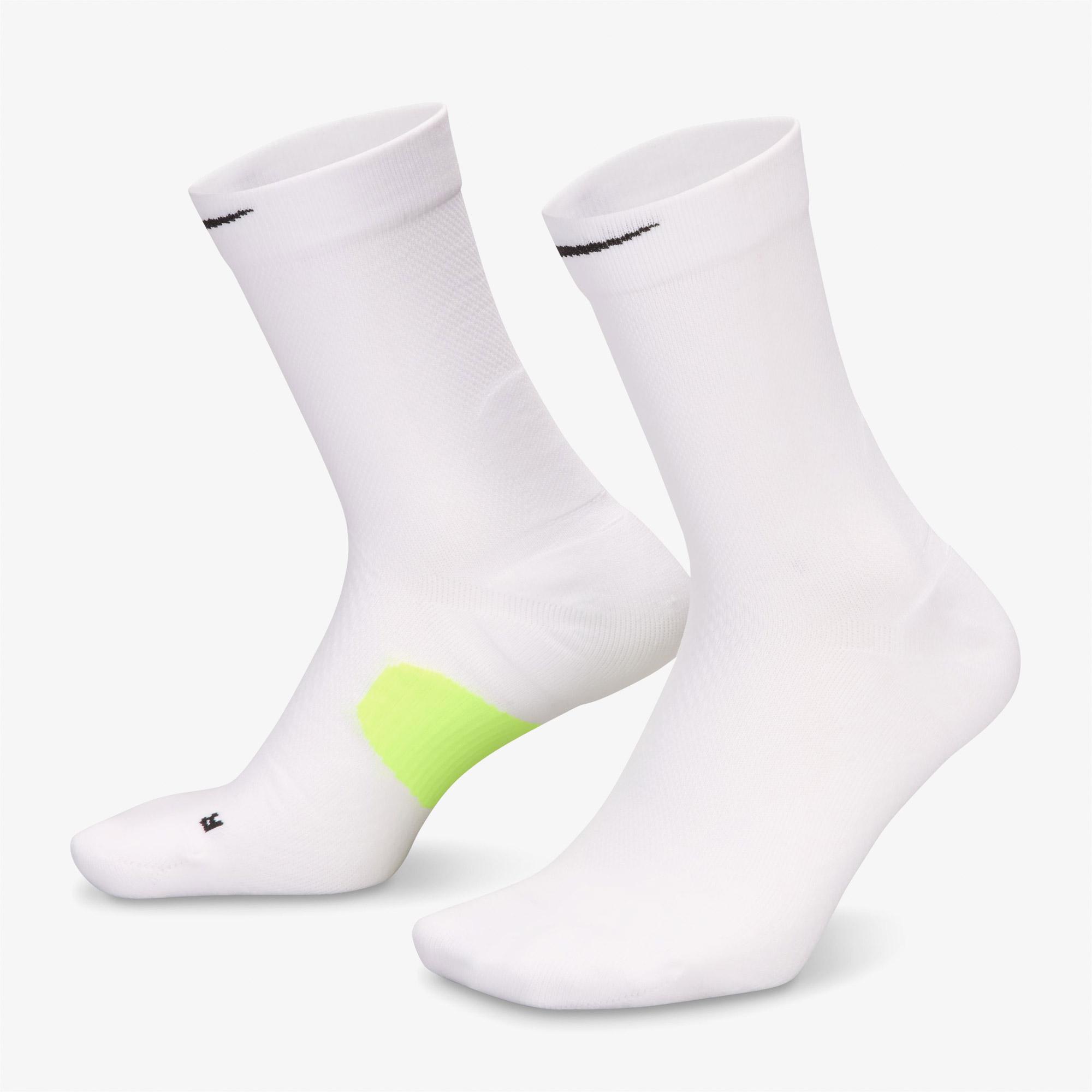 Nike Running Midweight Unisex Beyaz Çorap