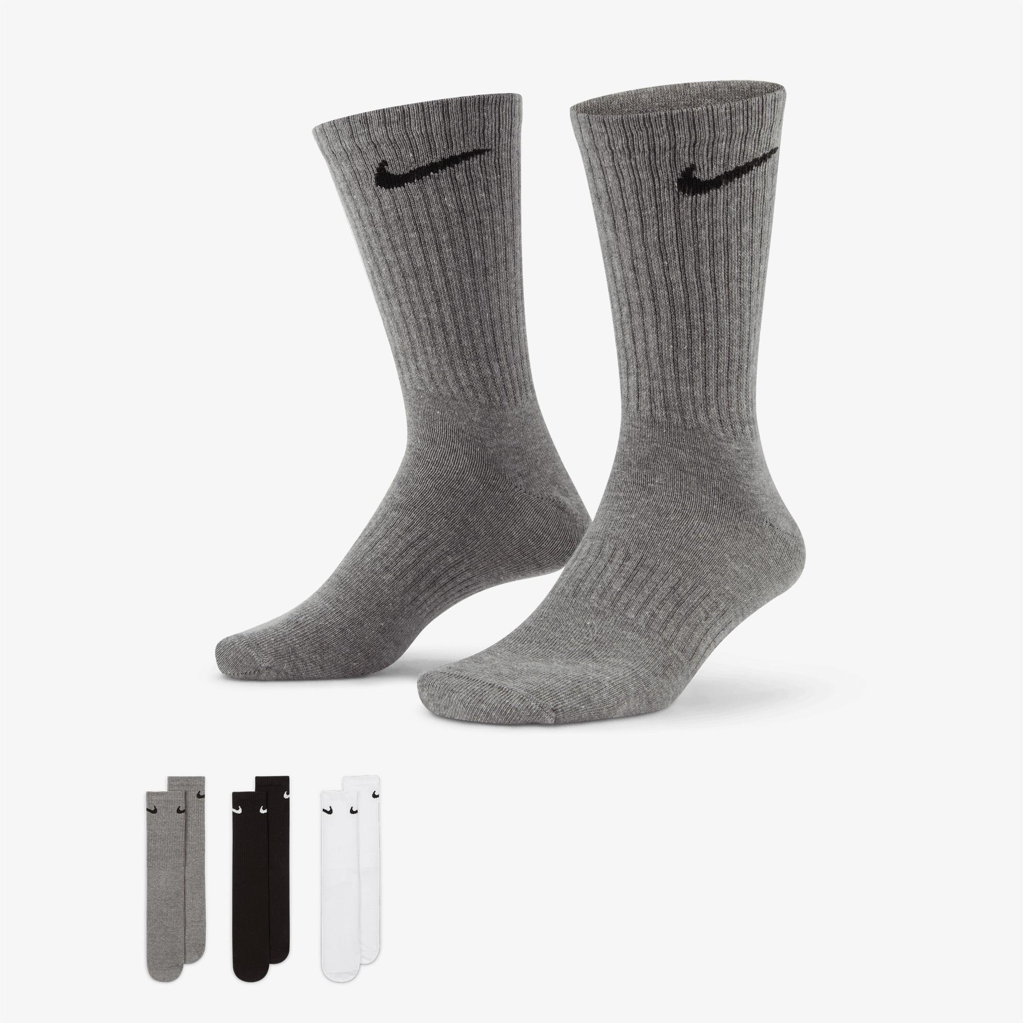Nike Everyday Crew 3' lü Unisex Renkli Çorap