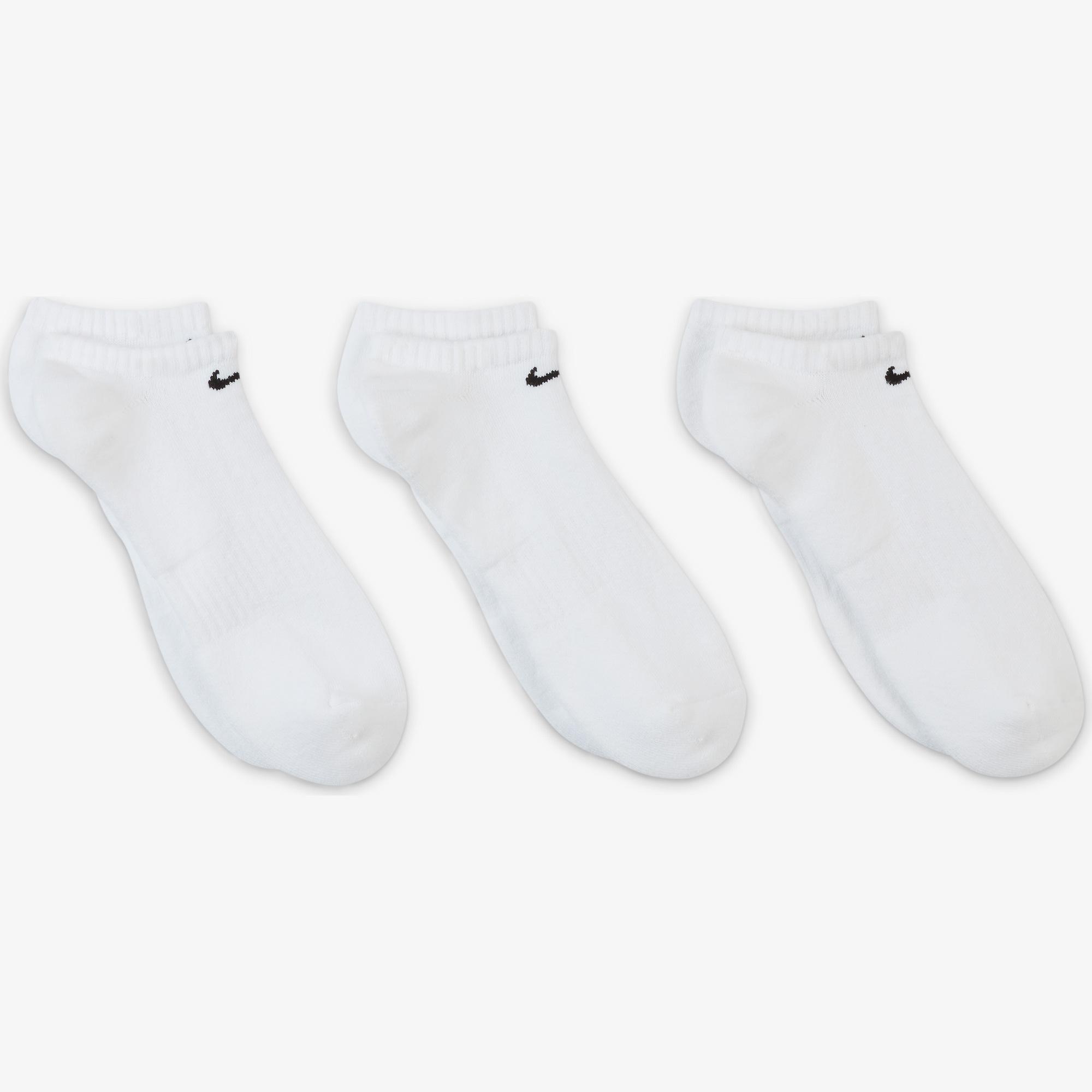 Nike U Everyday Cush Ns 3' lü Unisex Beyaz Çorap
