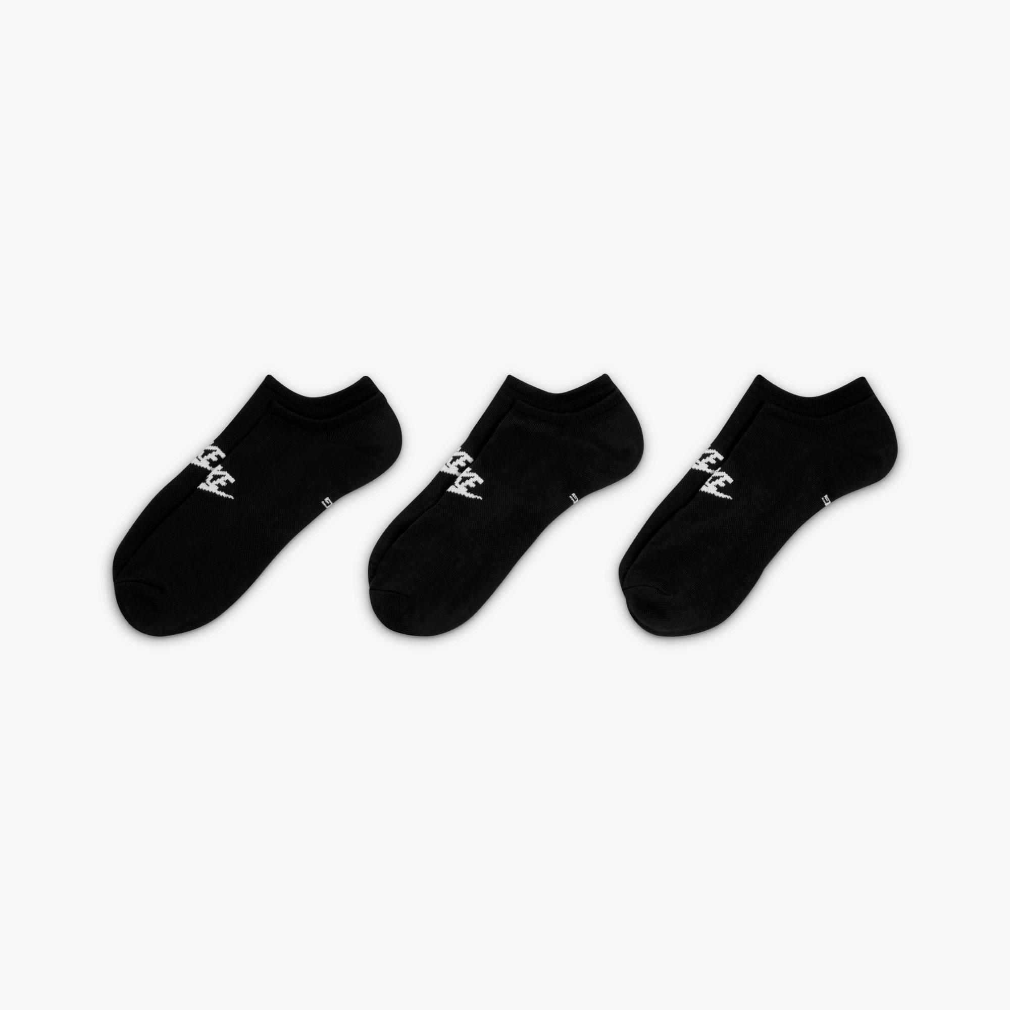 Nike Sportswear Everyday Essential Ns 3'lü Unisex Siyah Çorap
